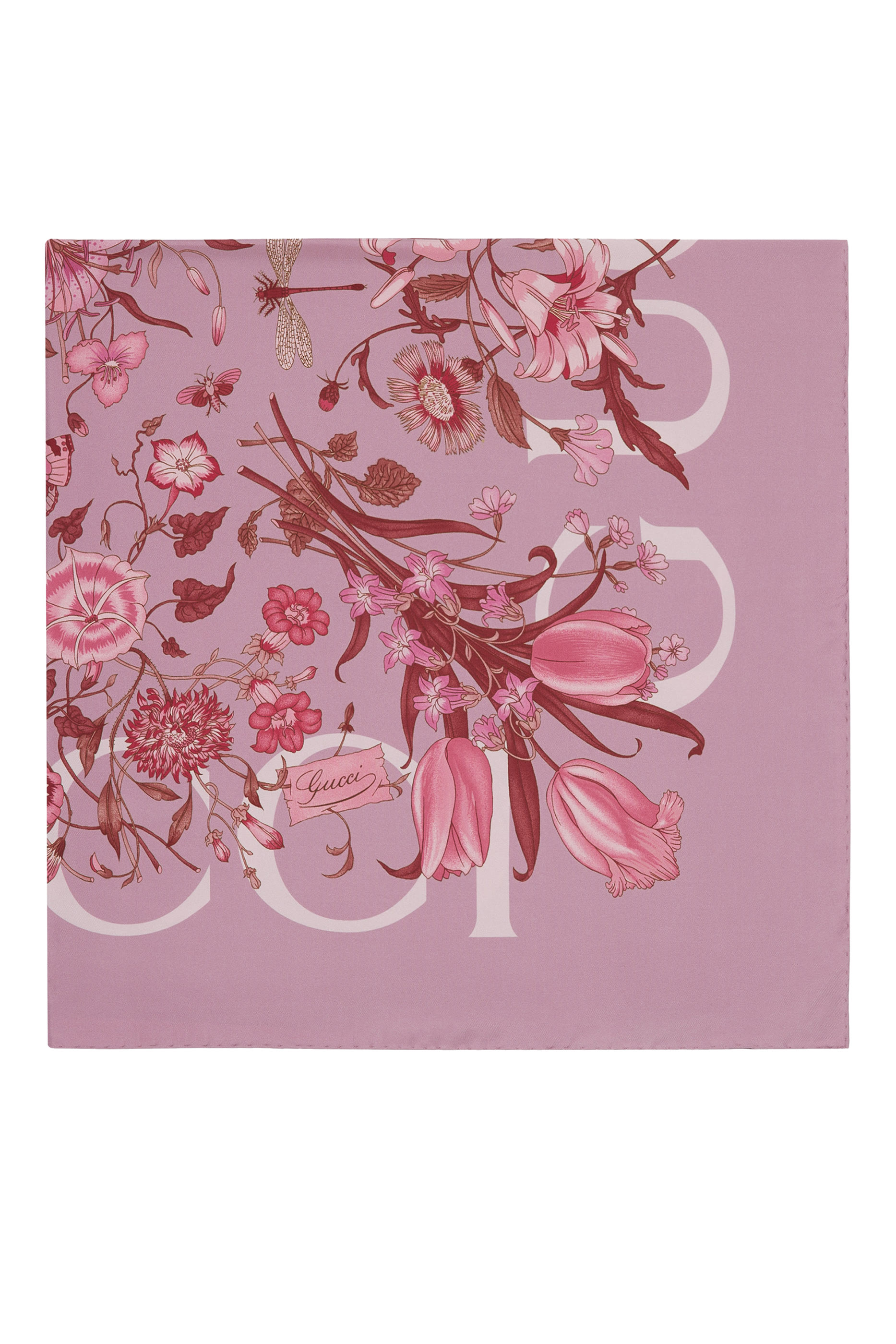 Printed Silk Carr&eacute;