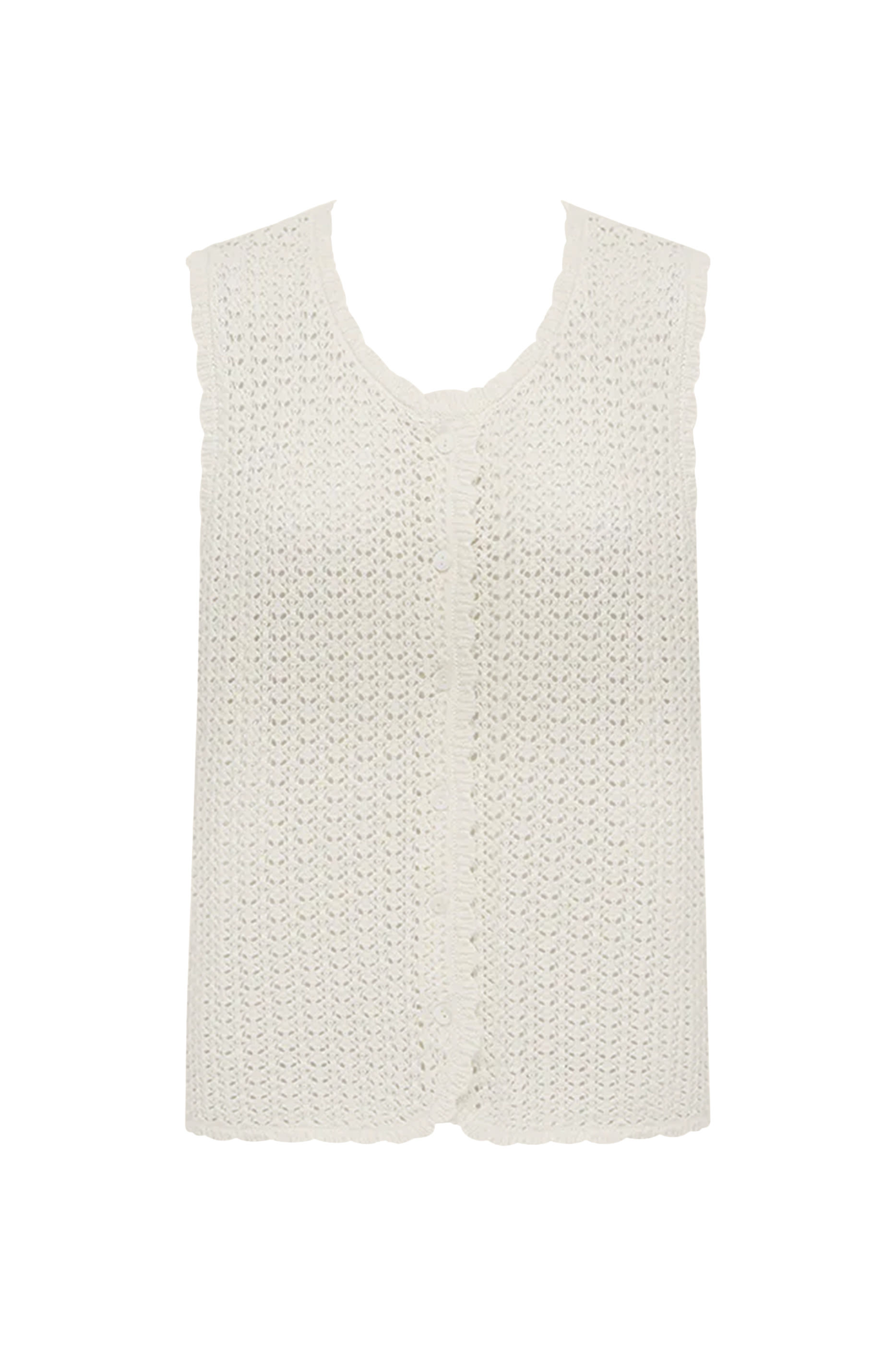 Pointelle Vest