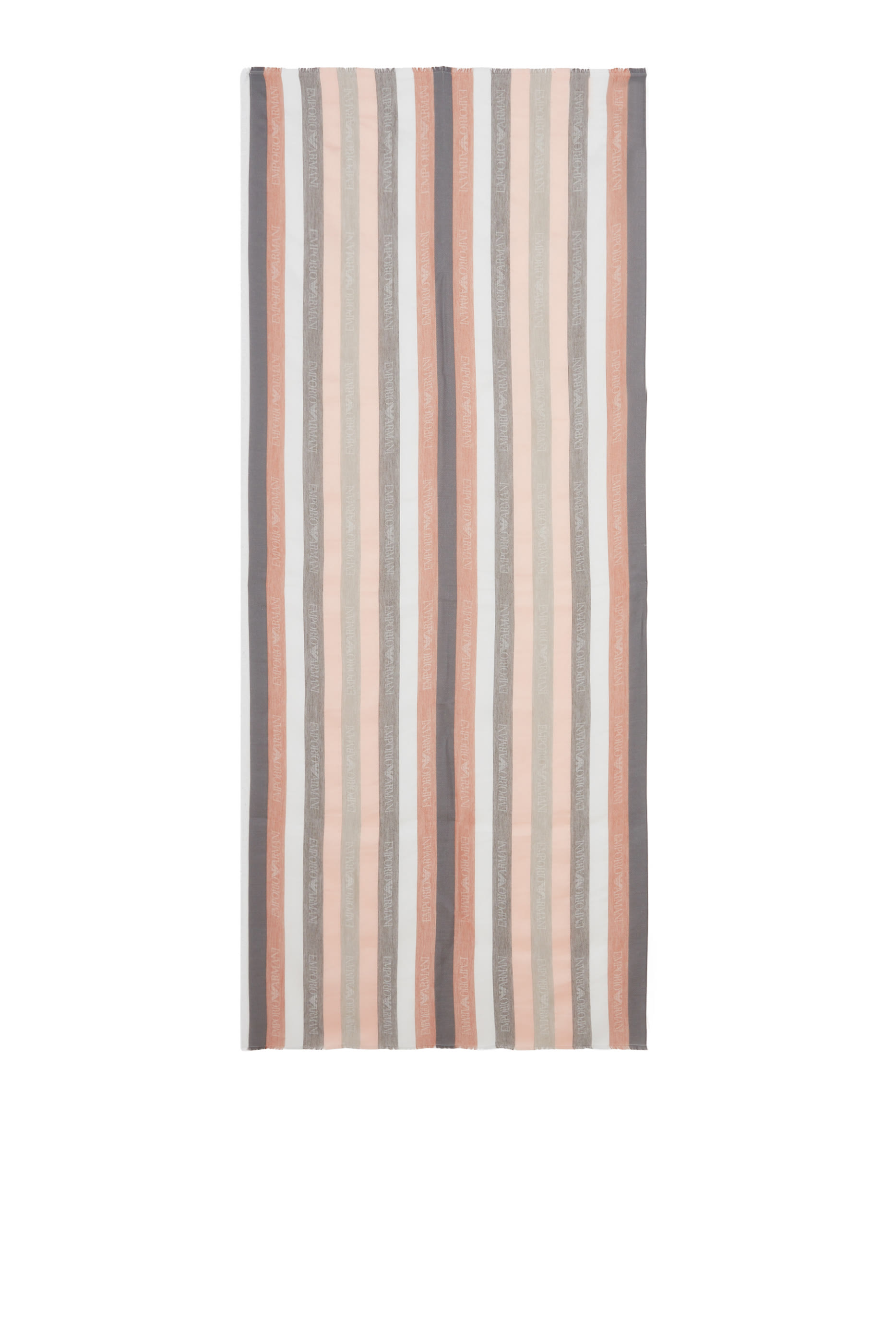 EA Logo Stripe Jacquard Scarf