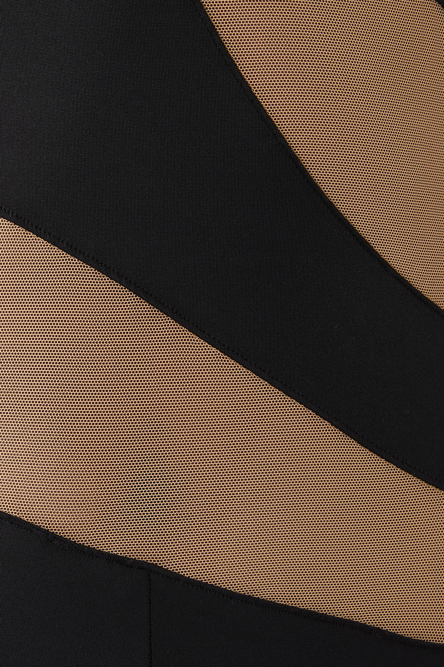 Snake Mesh Fishtail Jumpsuit