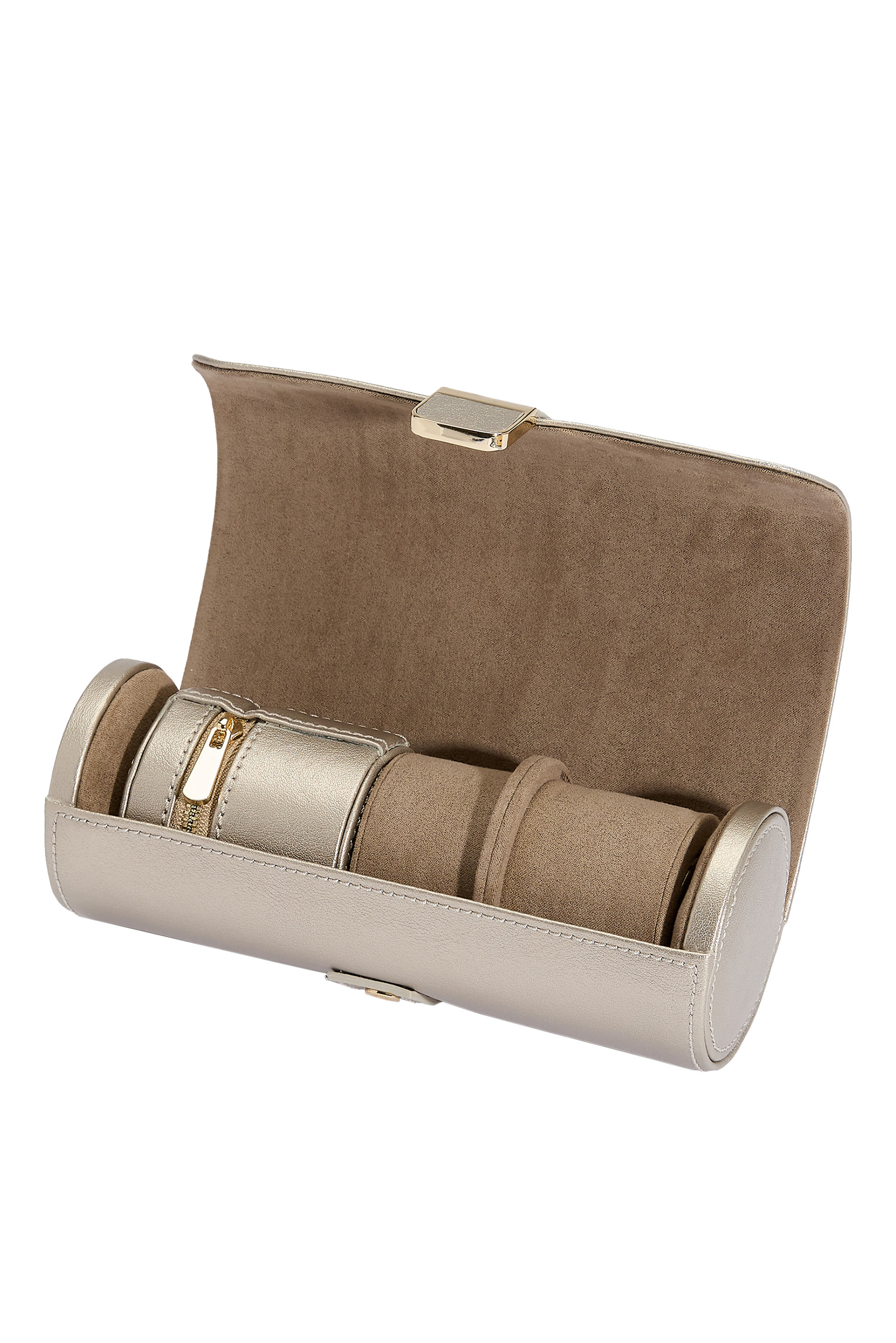 Palermo Double Watch Roll with Jewelry Pouch