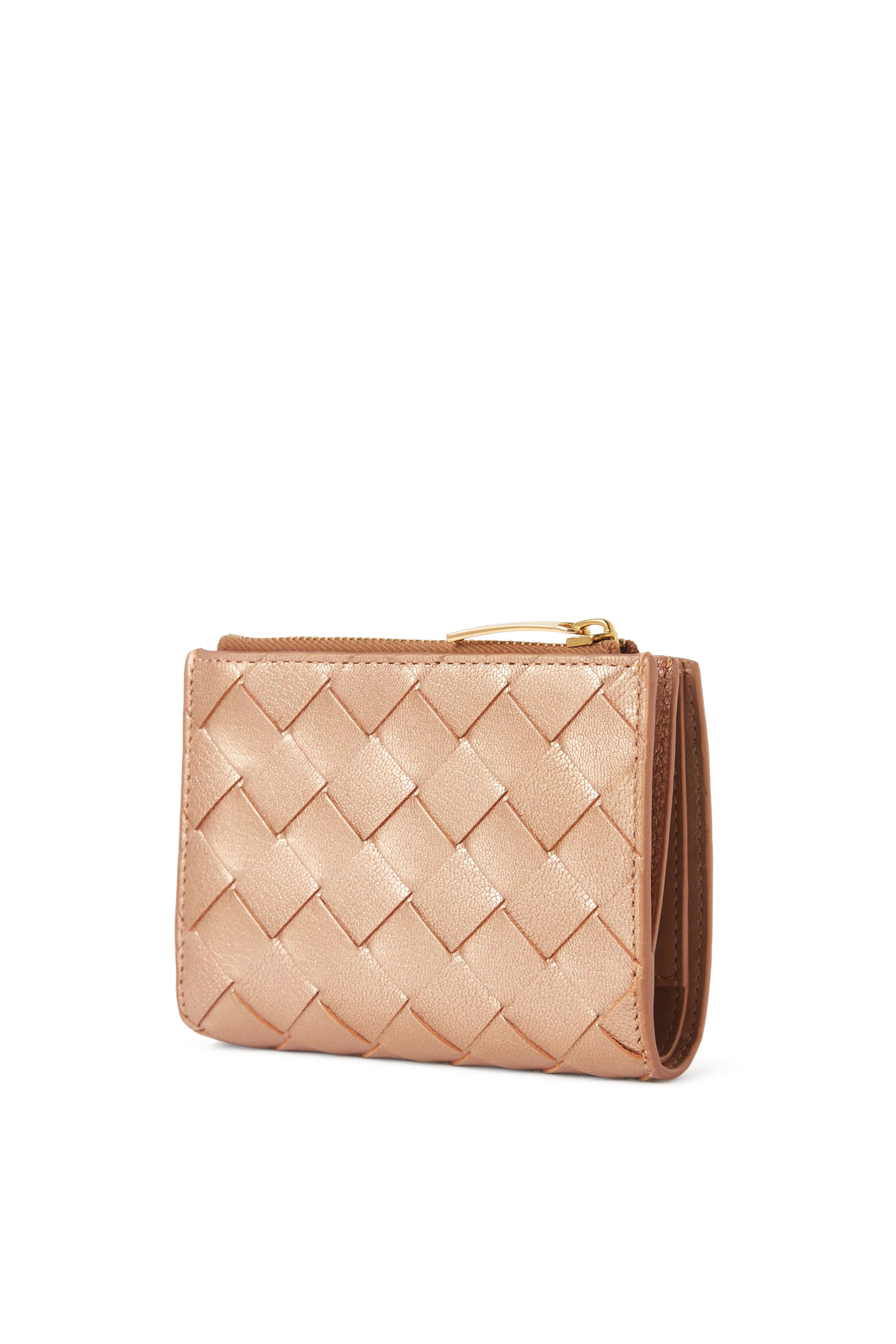Intrecciato Small Bi-Fold Wallet 