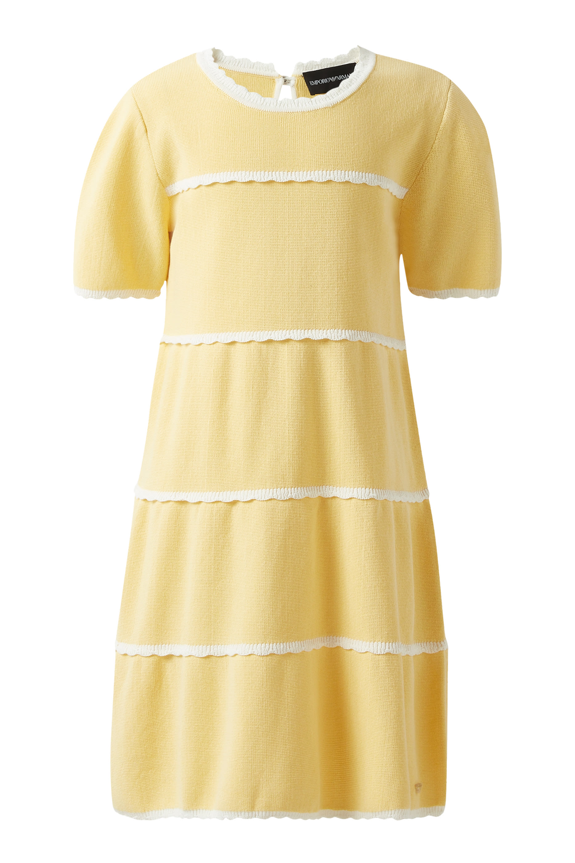 Kids Picot Trim Dress
