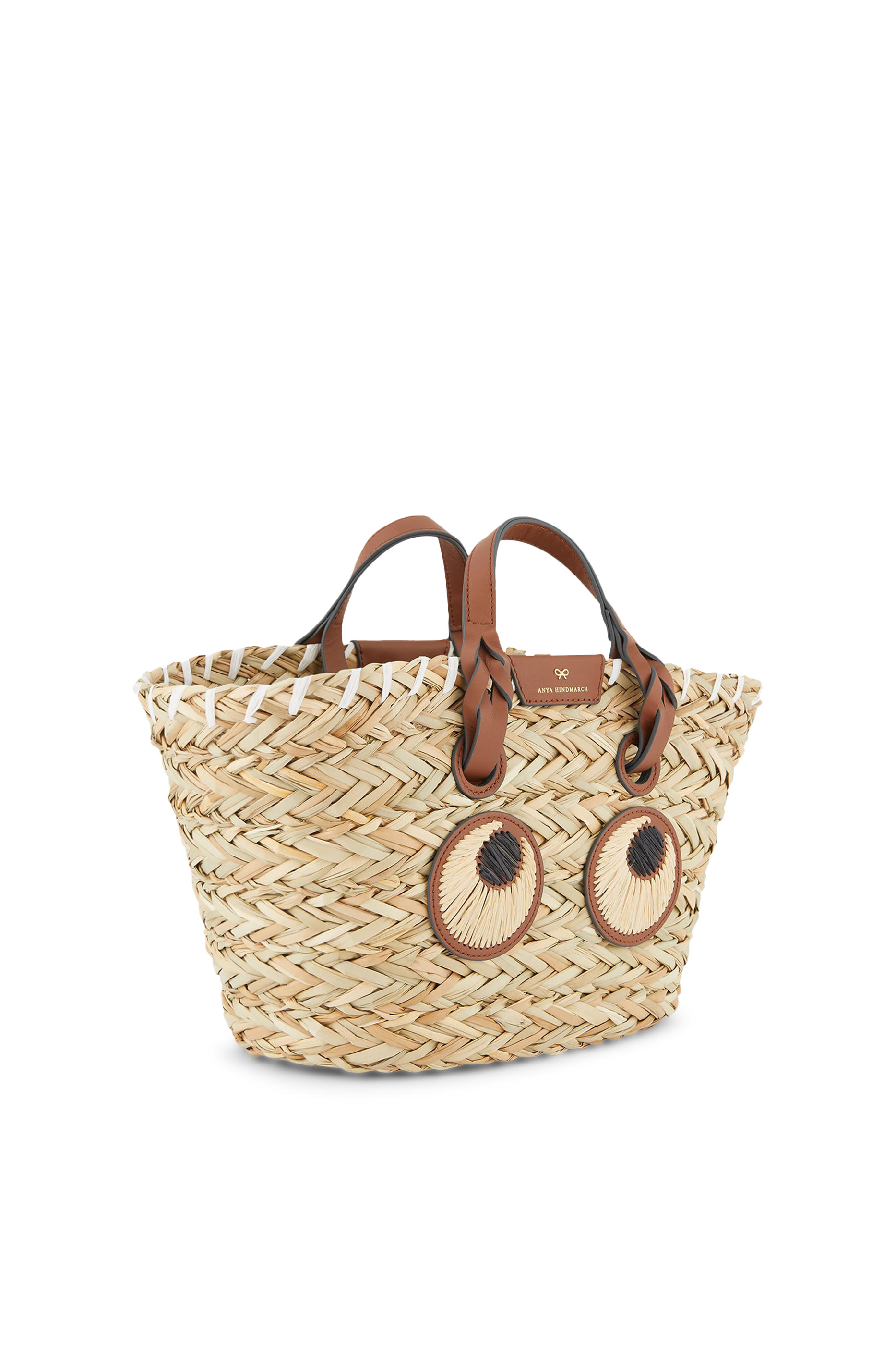 Small Paper Eyes Basket Bag