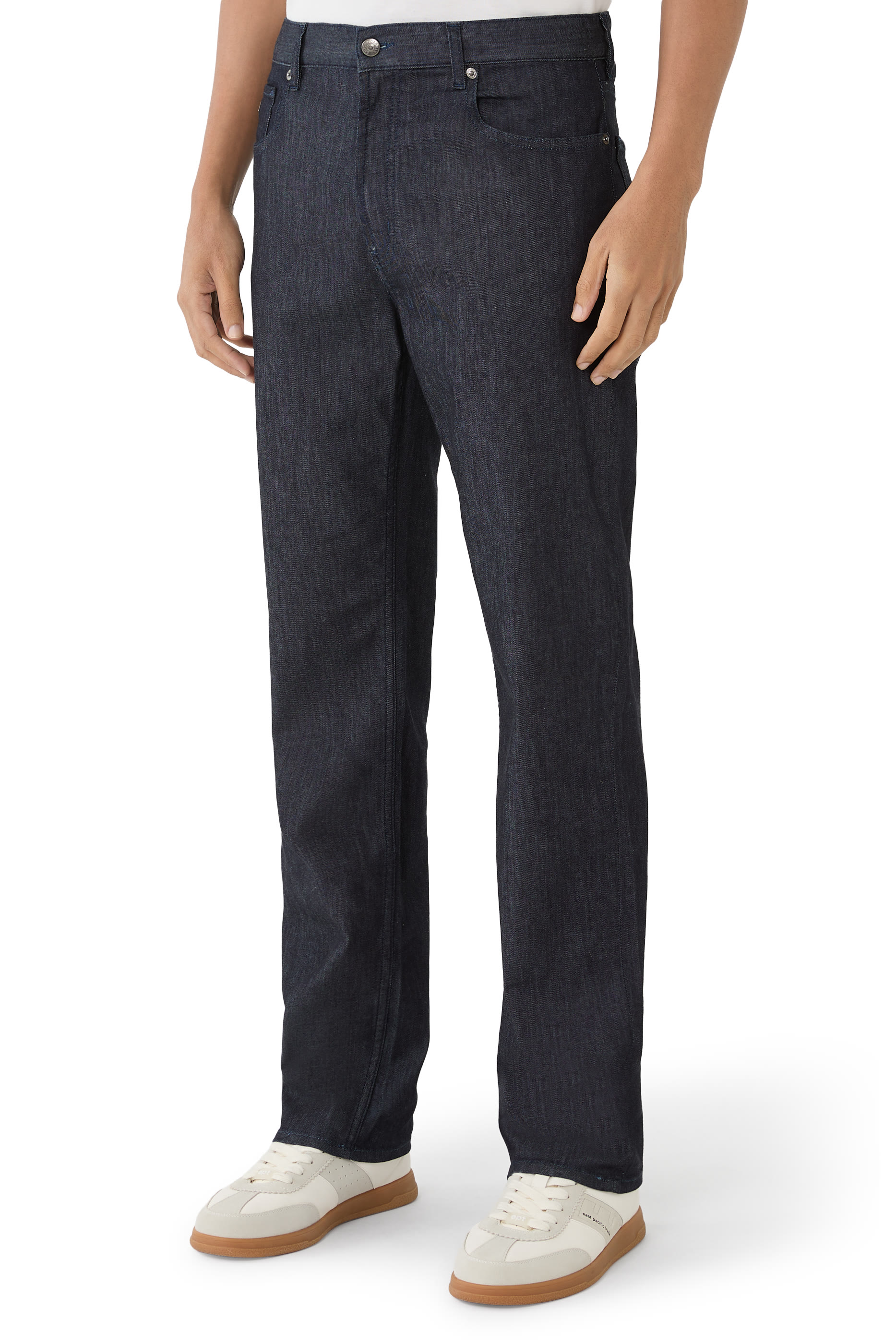 Denim Straight-Fit Jeans