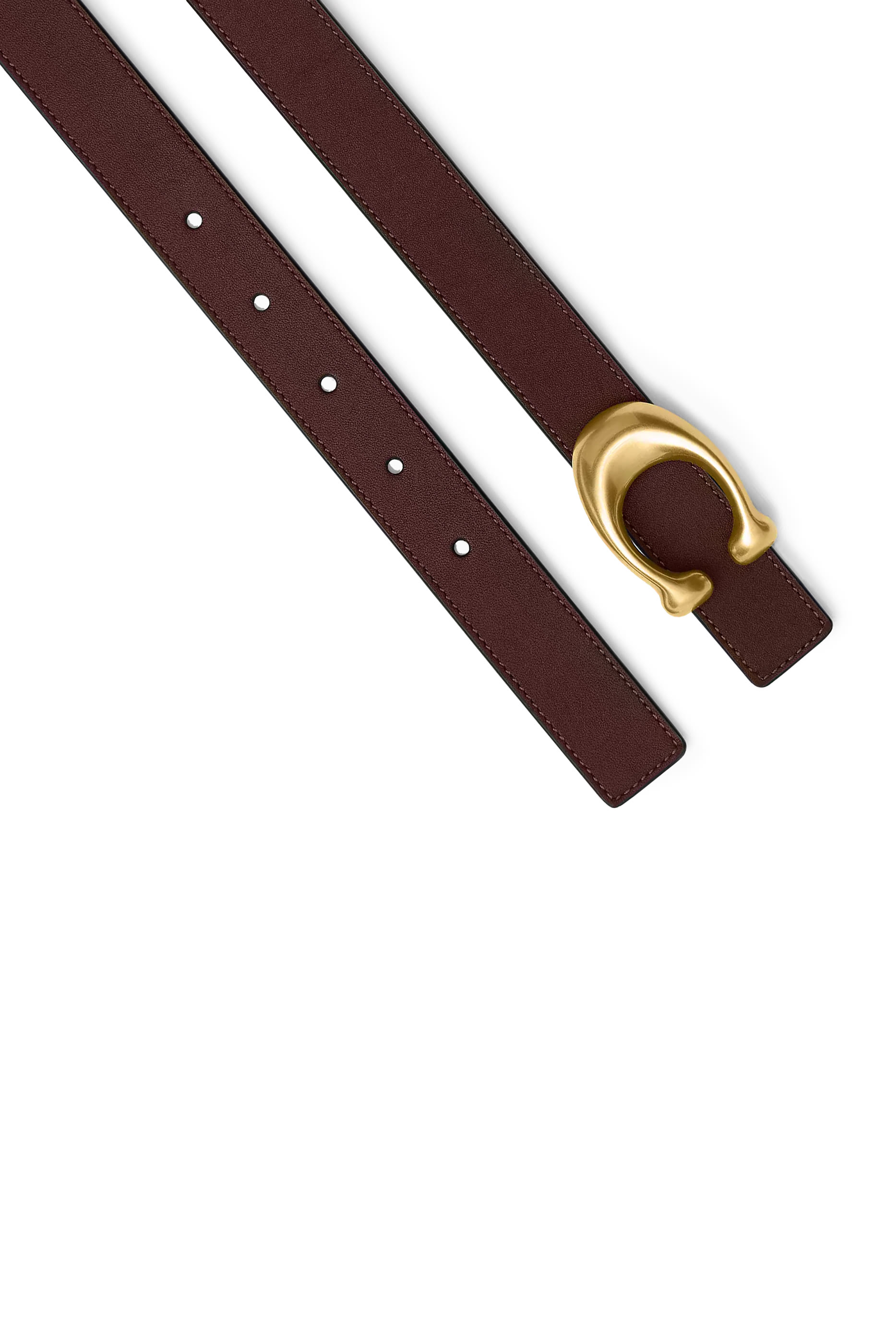 Sculpted C Buckle Reversible Belt