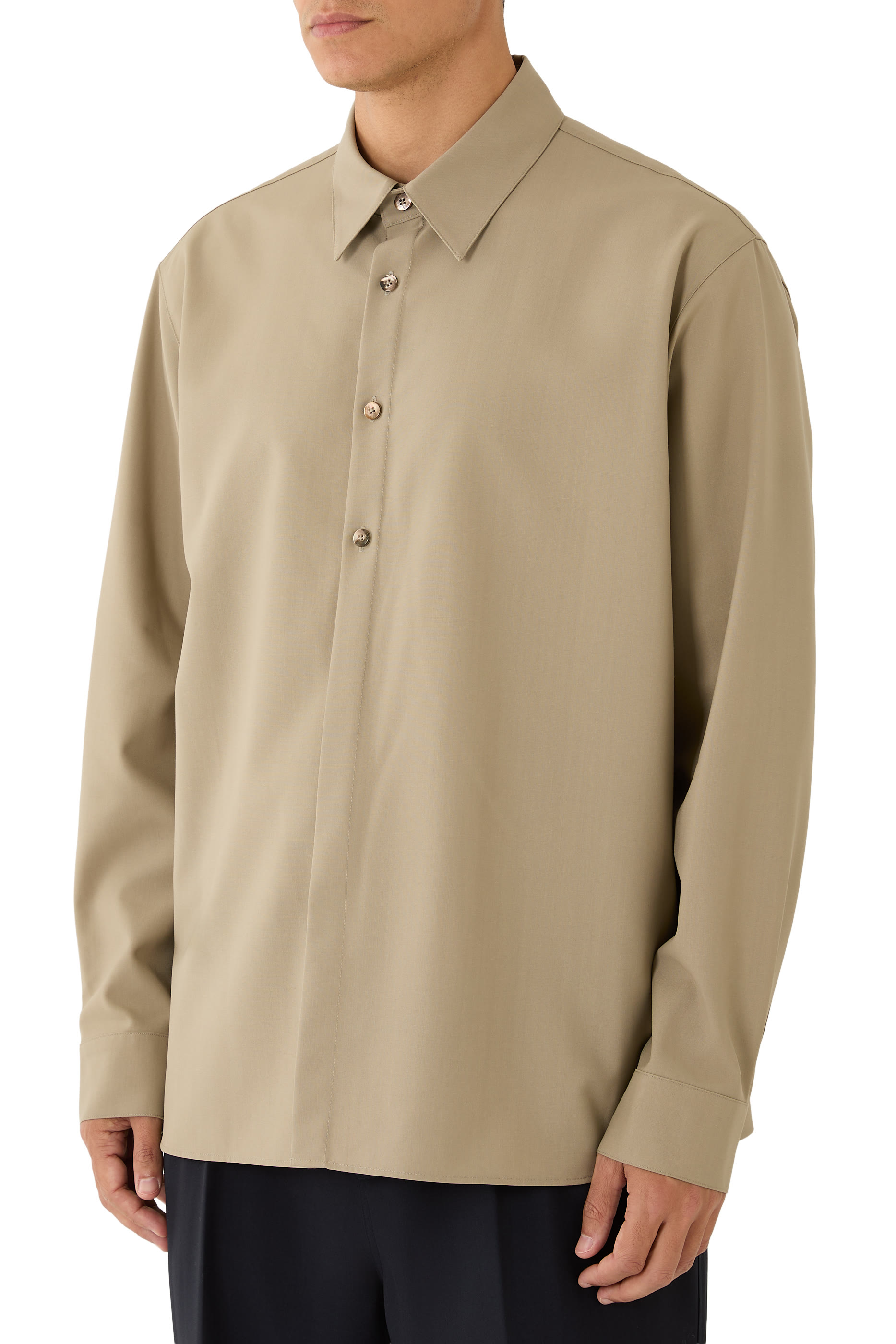 Classic Wool-Blend Shirt