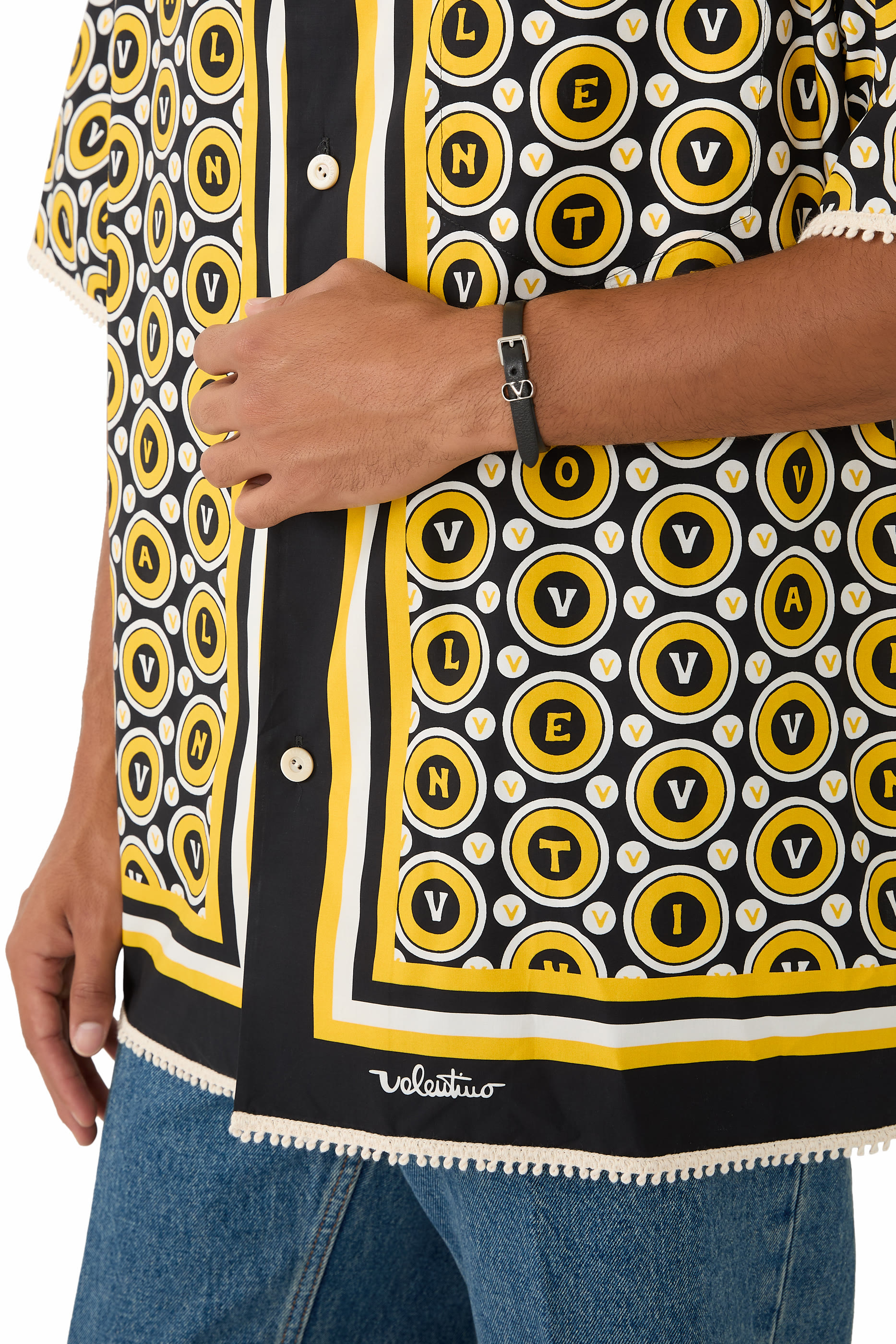 Ovalette Leather Bracelet