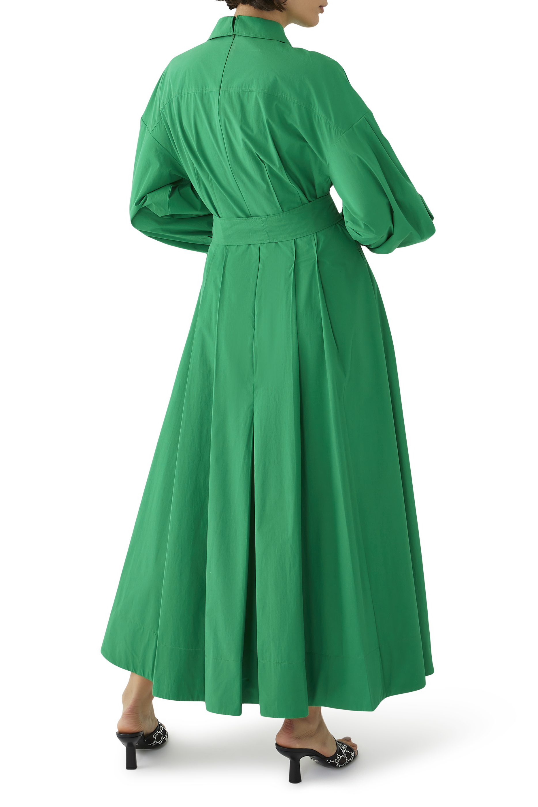 Cotton Poplin Shirt Dress