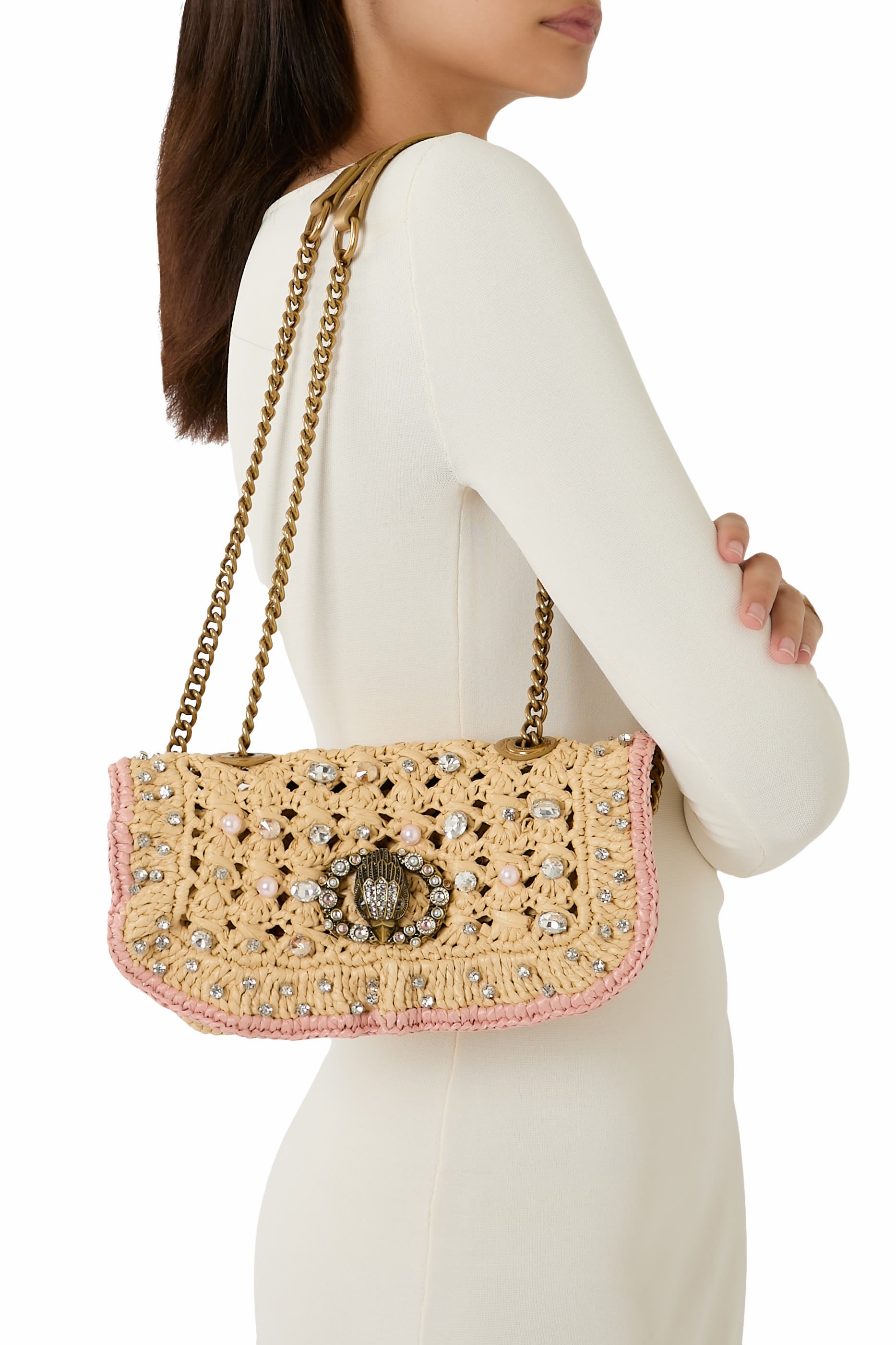 Chelsea Ruffle Shoulder Bag