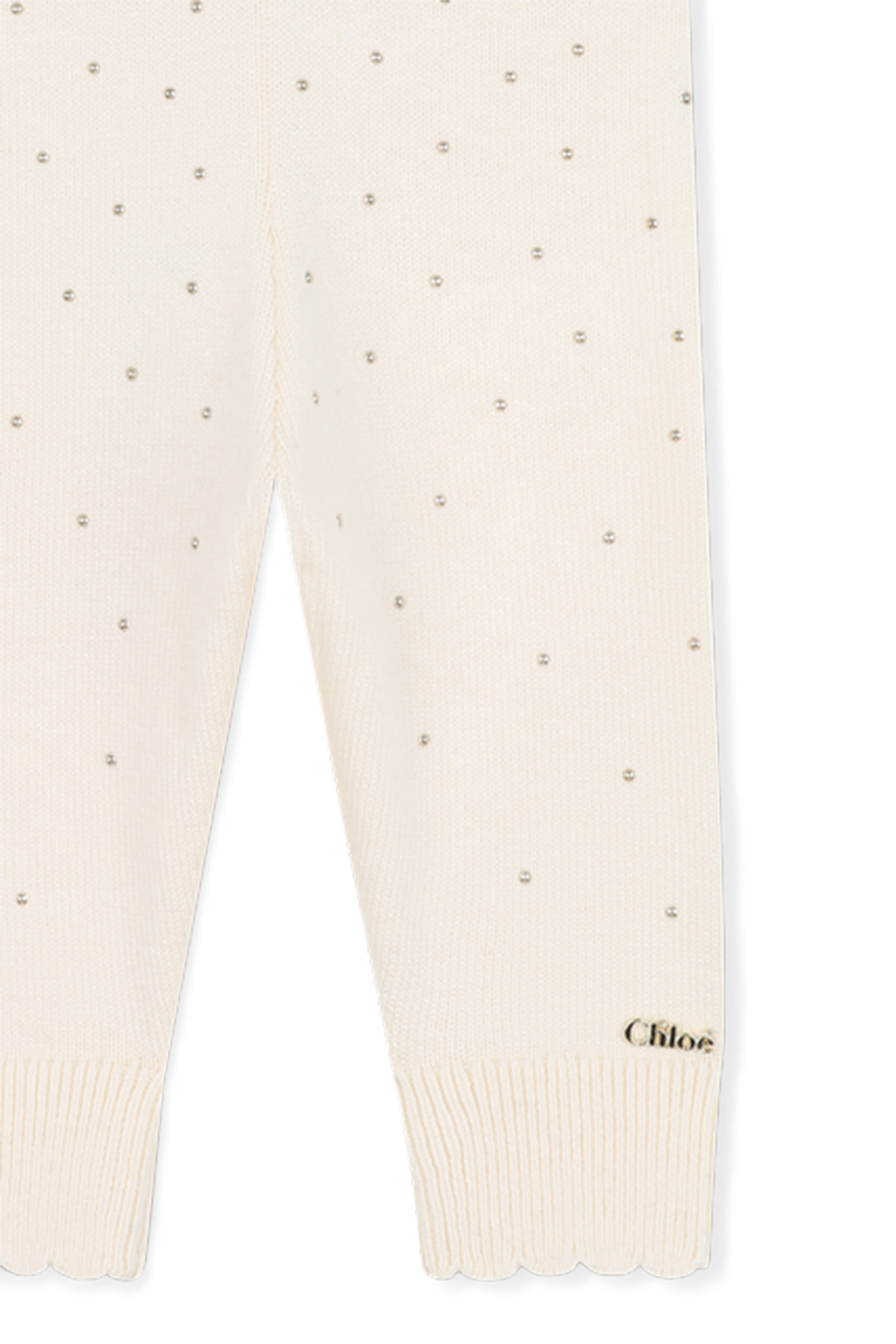 Kids Scalloped-Hem Leggings