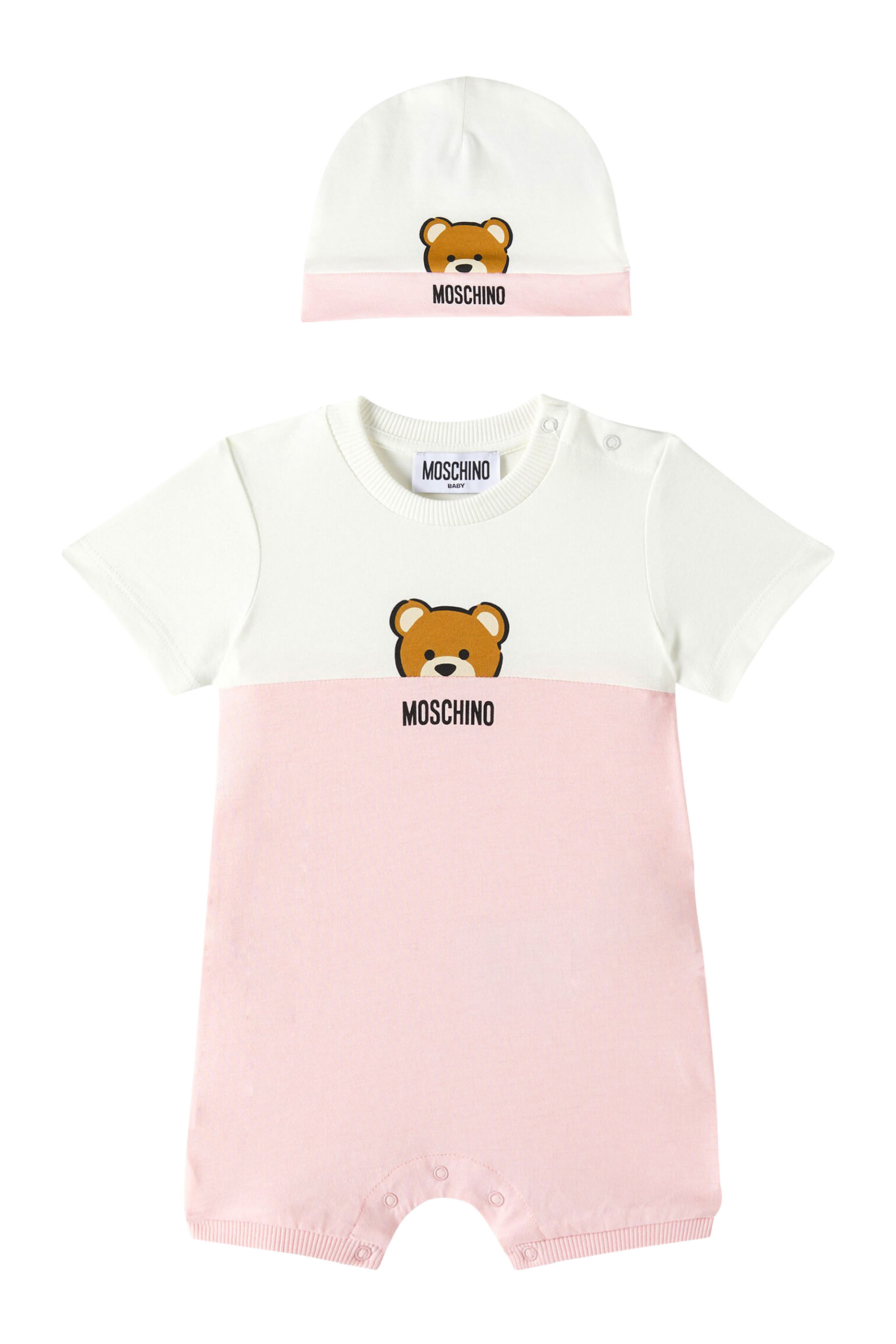 Kids Cotton Romper & Hat Set