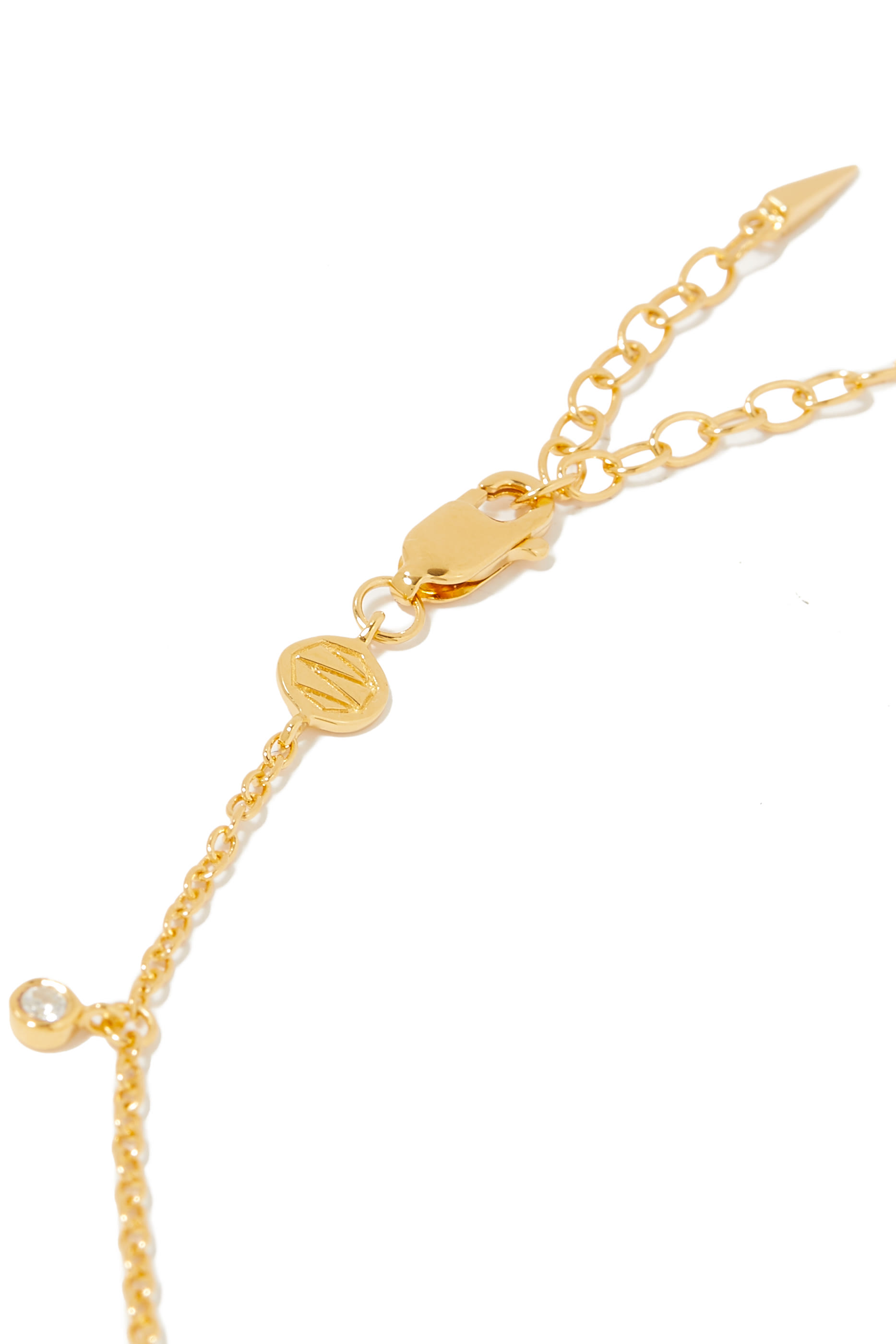 Interstellar Drop Choker, 18K Gold Plated Vermeil on Recycled Sterling Silver