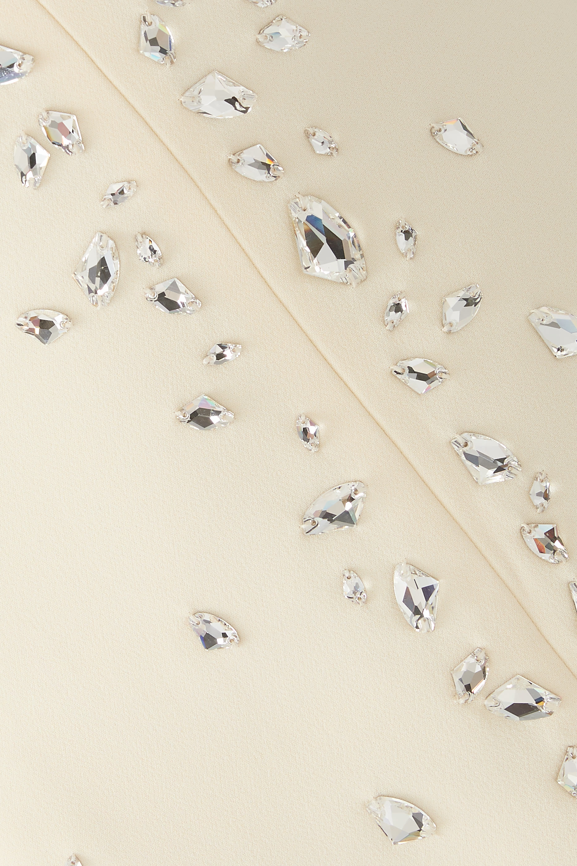 Speckled Crystal Embroidery Mini Dress