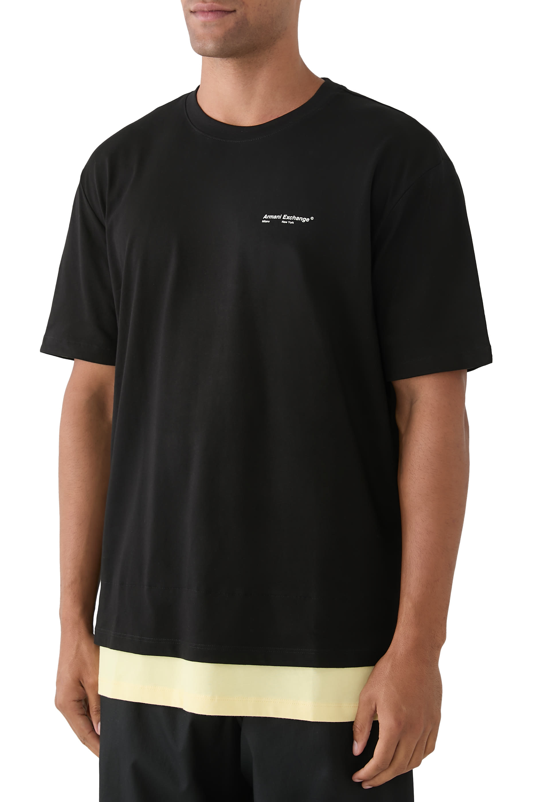 Double Effect Short-Sleeve Sweatshirt