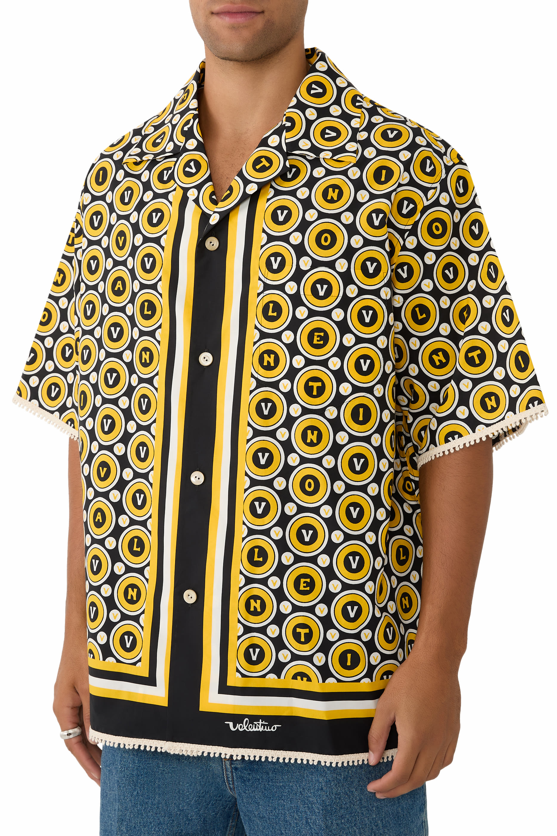Cotton Poplin Bowling Shirt