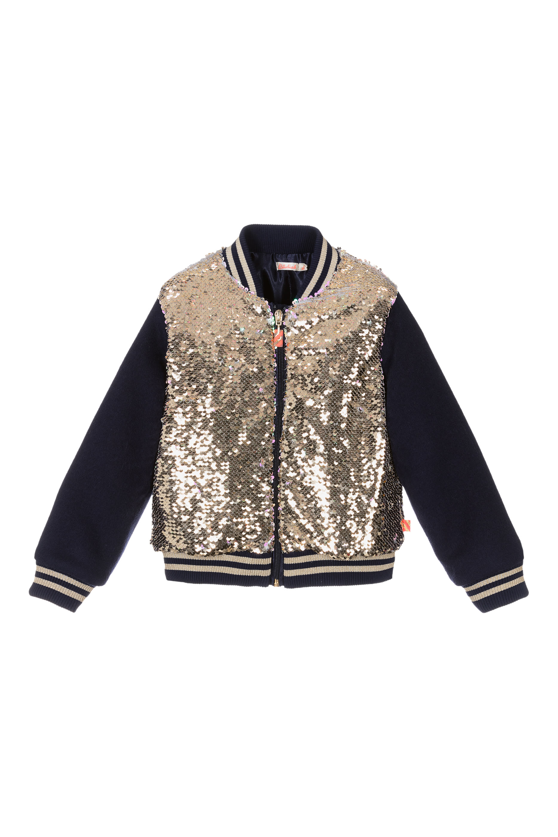 Kids Sequin-Embellished Bomber Jacket