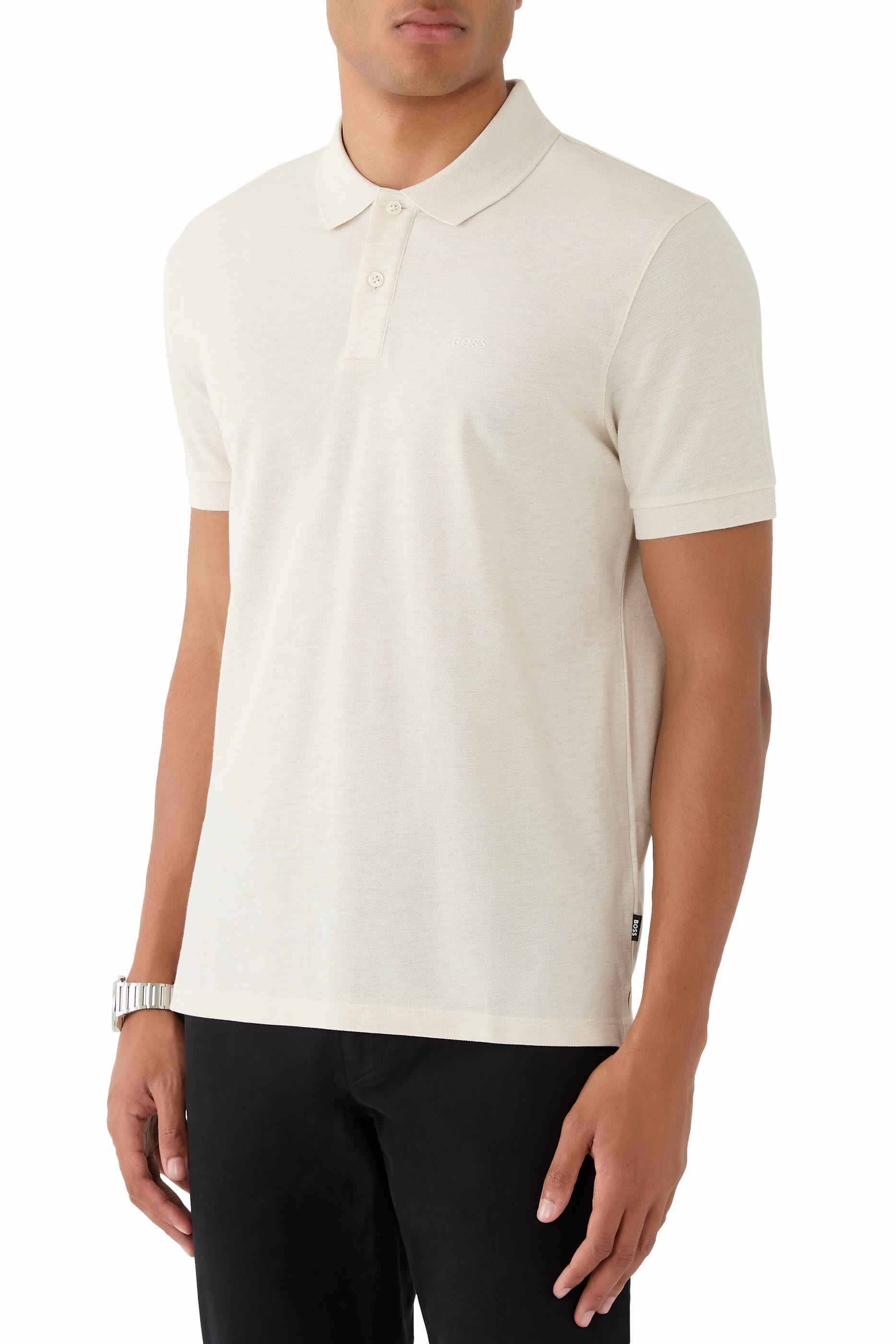 Logo Pallas Polo Shirt in Cotton Piqu&eacute;