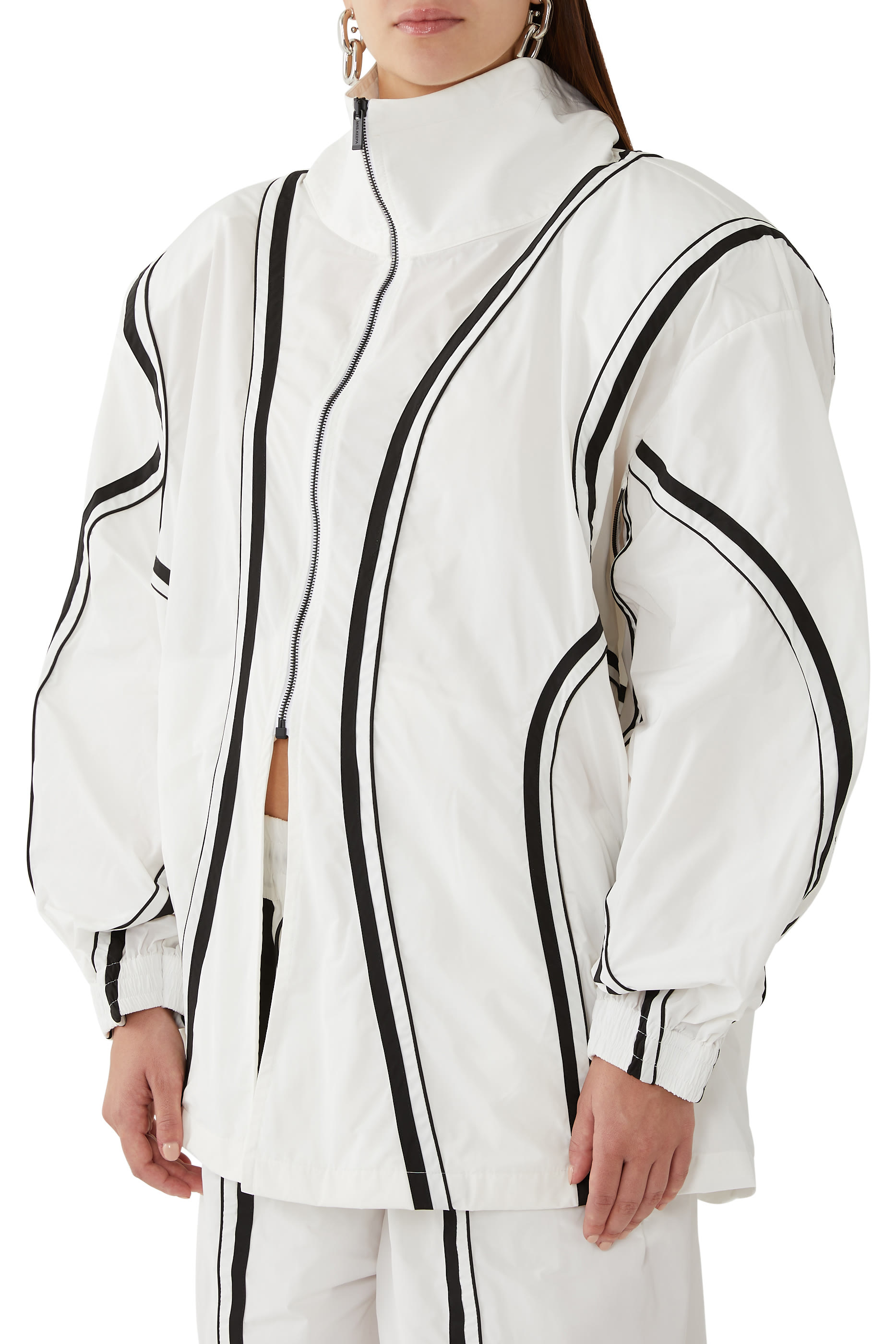 Geometrical Multi-Style Tracksuit Jacket / Skirt