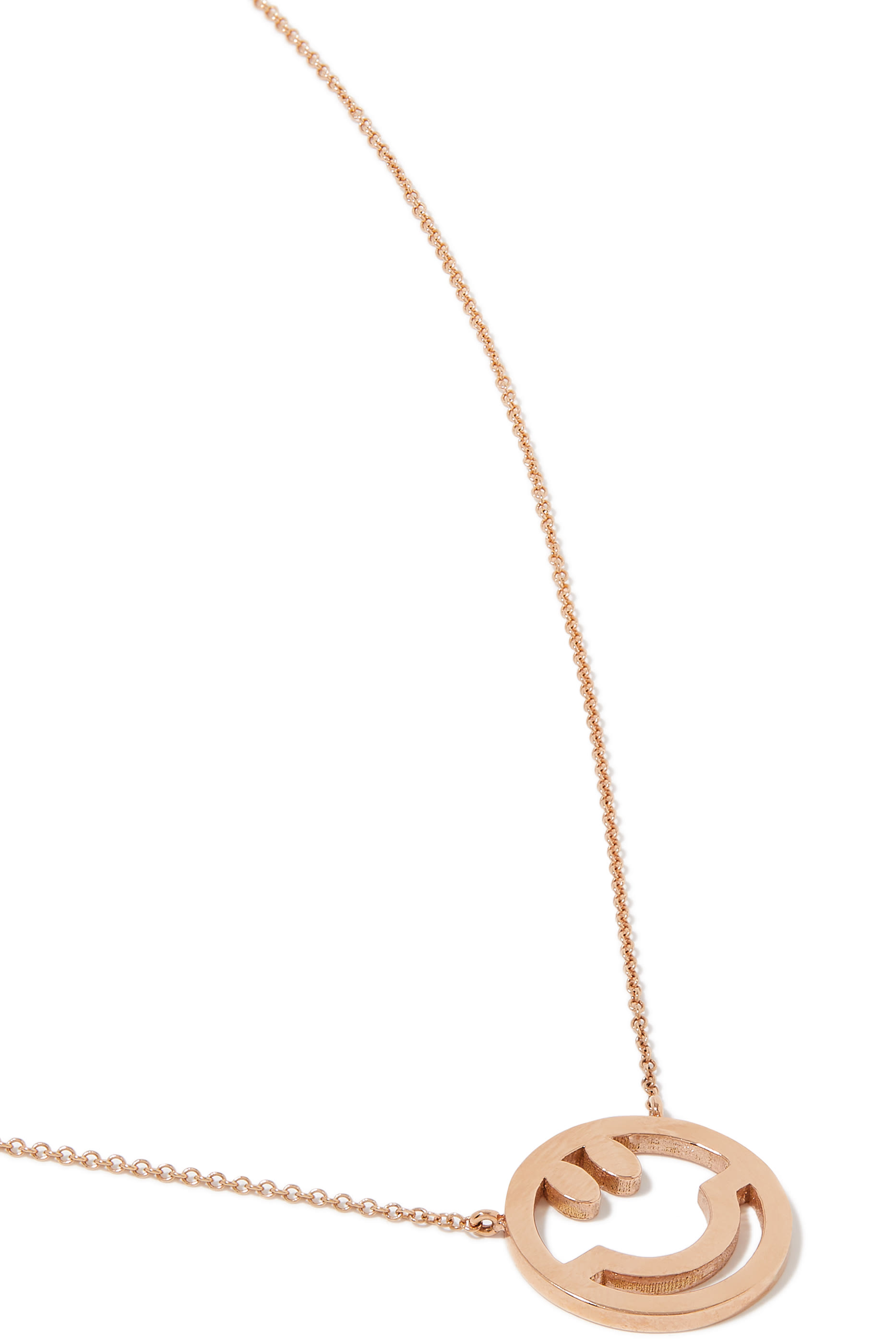 Have a Nice Day Rose Gold Necklace