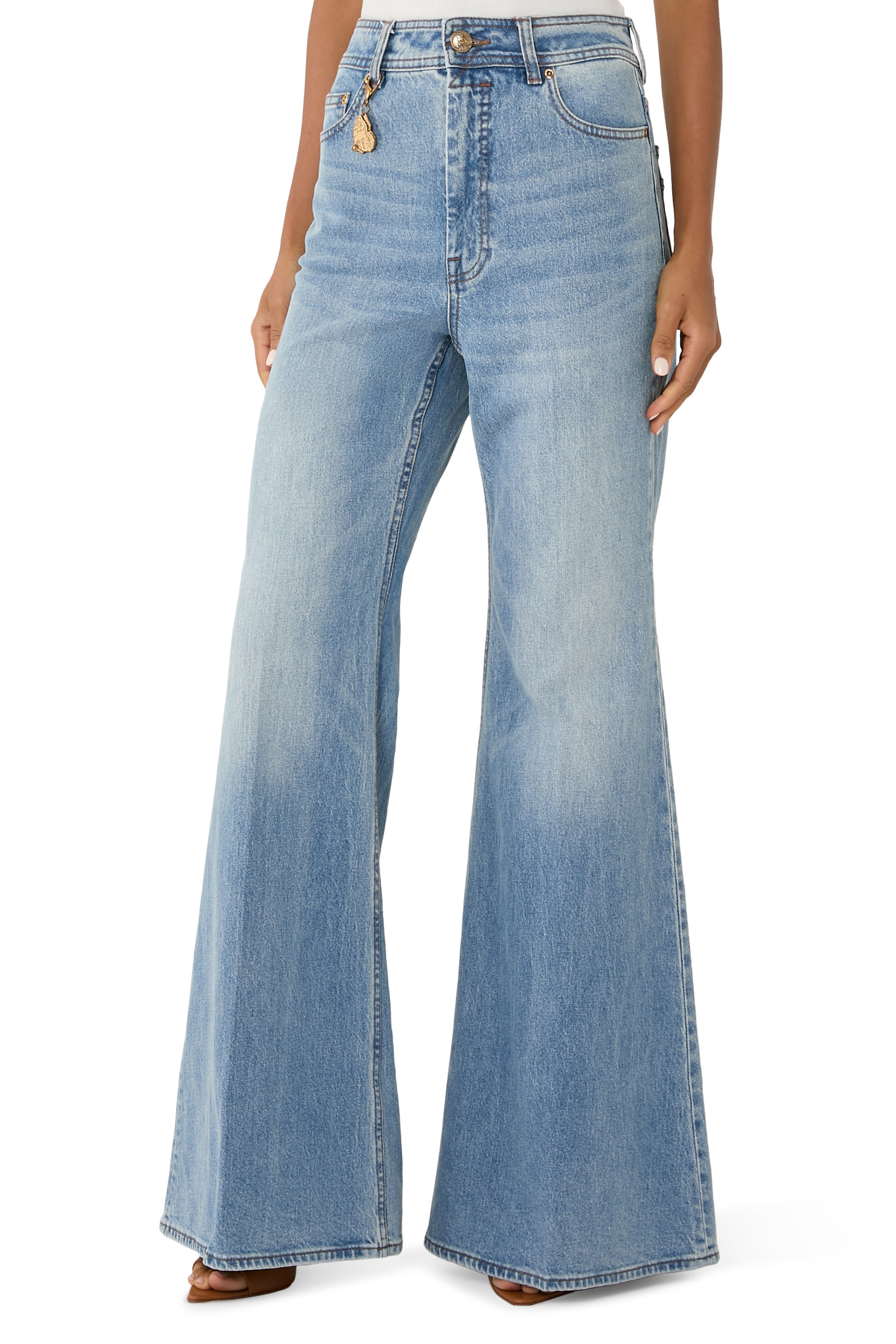 Flare High-Waisted Jeans