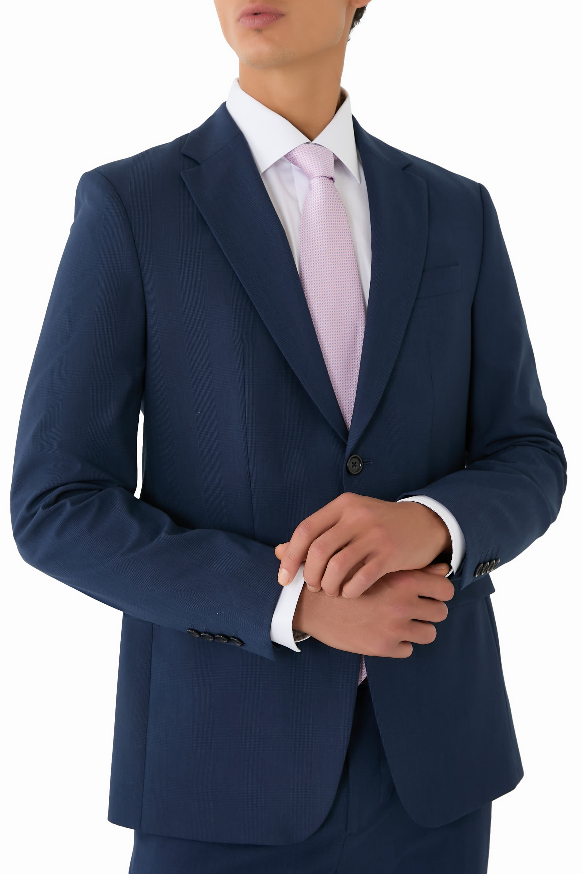 Geometric Woven Silk Tie