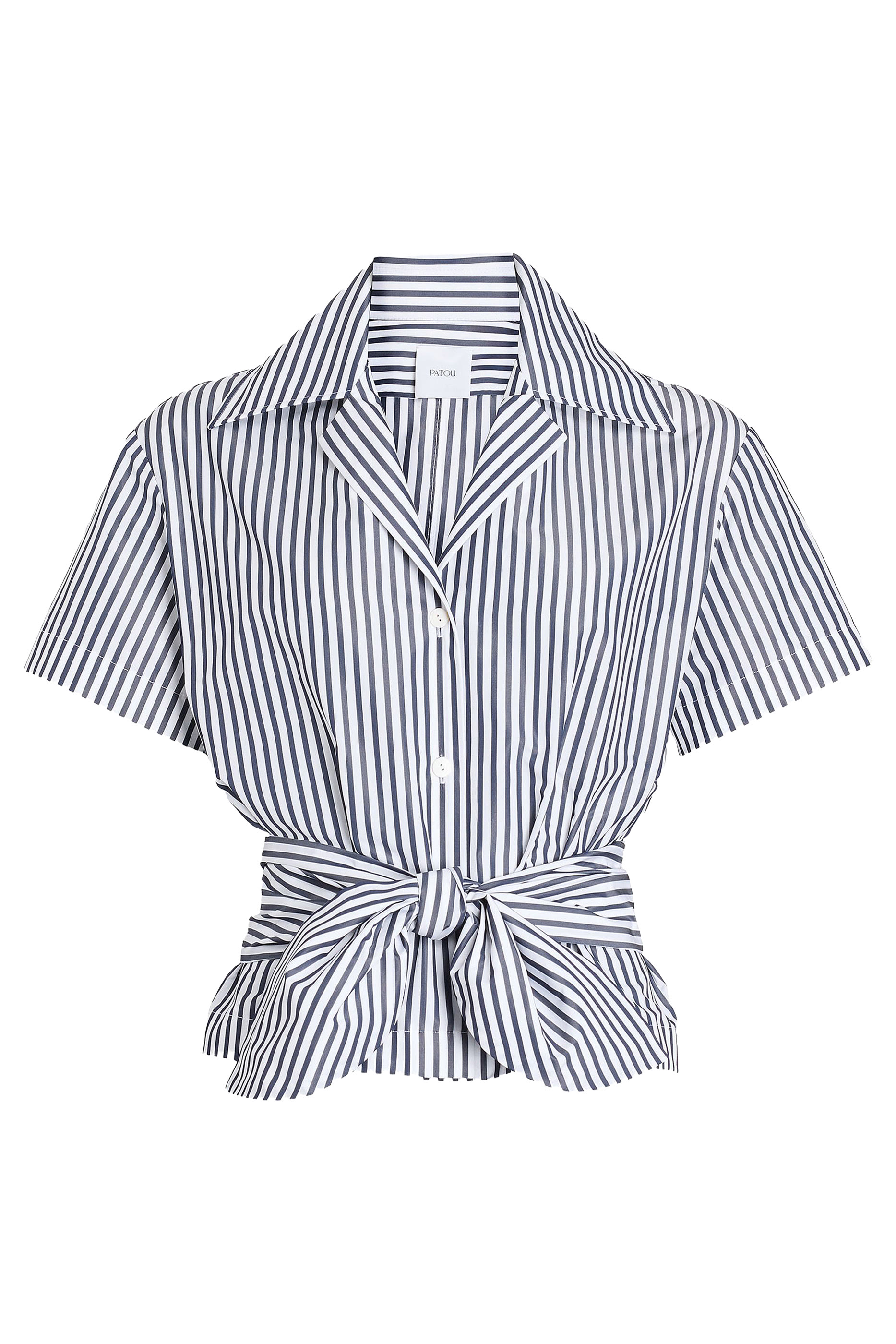  Recycled Faille Knotted Shirt 