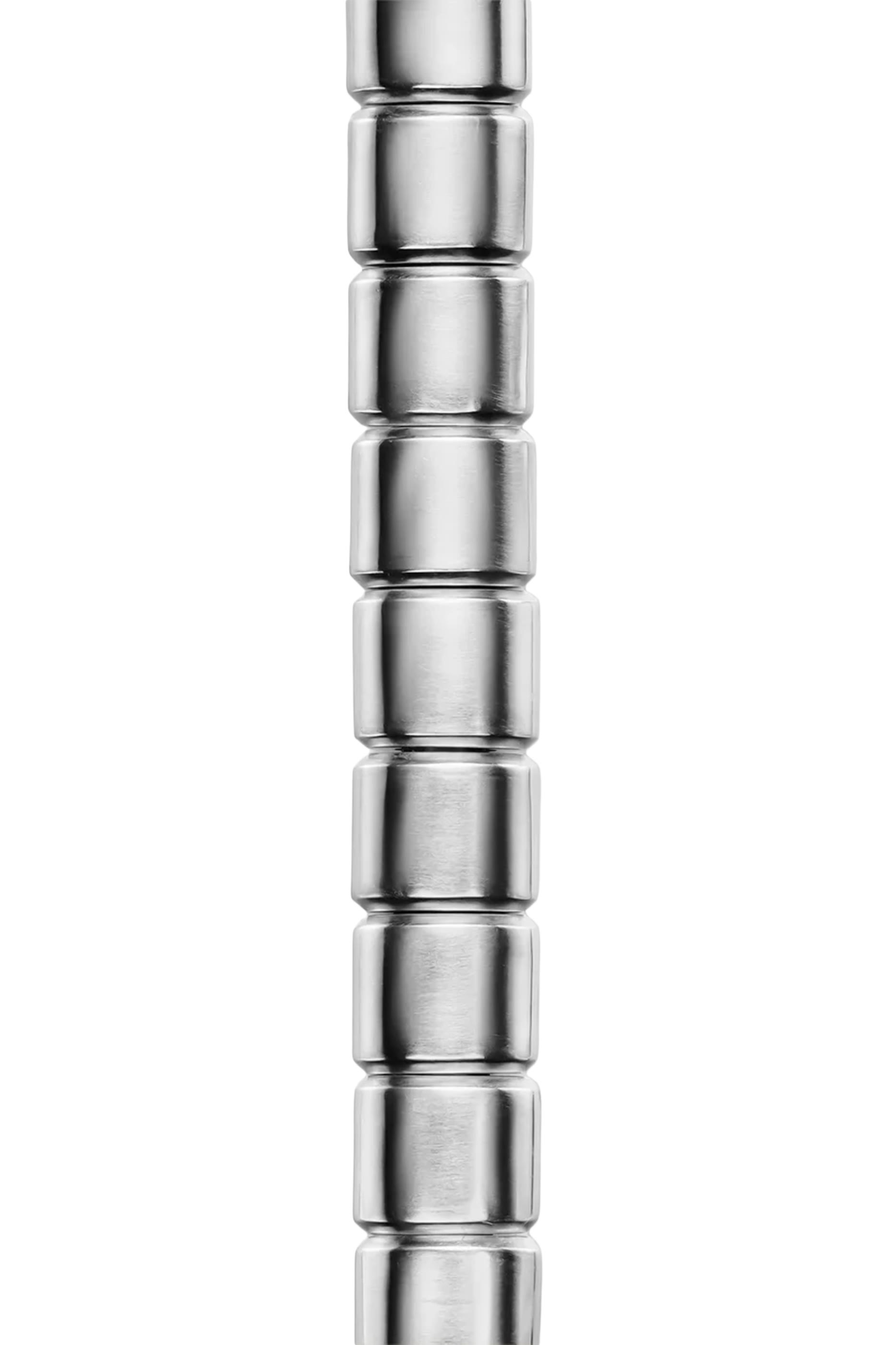 Spiritual Beads Flat Bead Bracelet, Sterling Silver