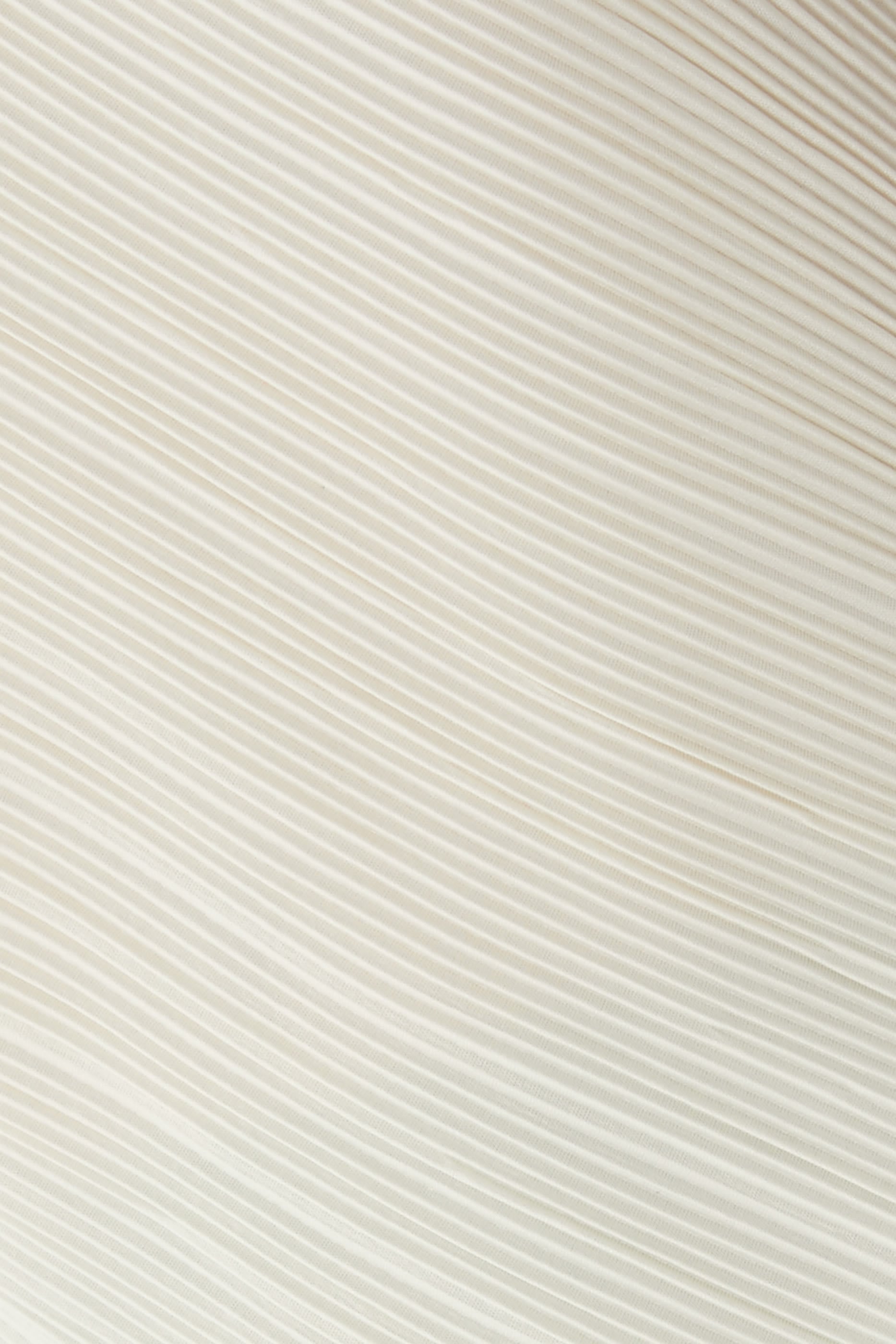  Diagonal Pleated Top