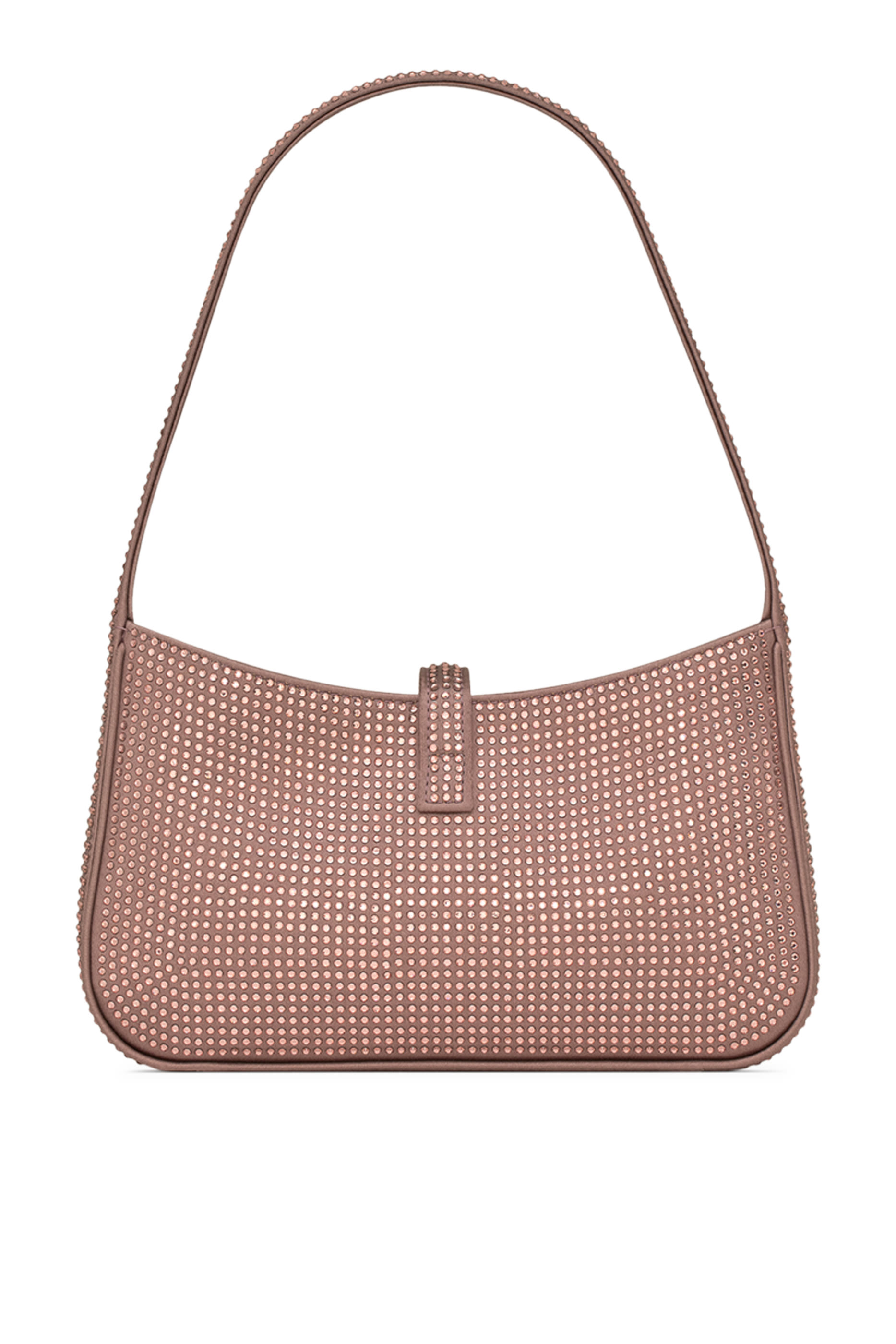 Mini Le 5 À 7 Bag in Satin and Crystals