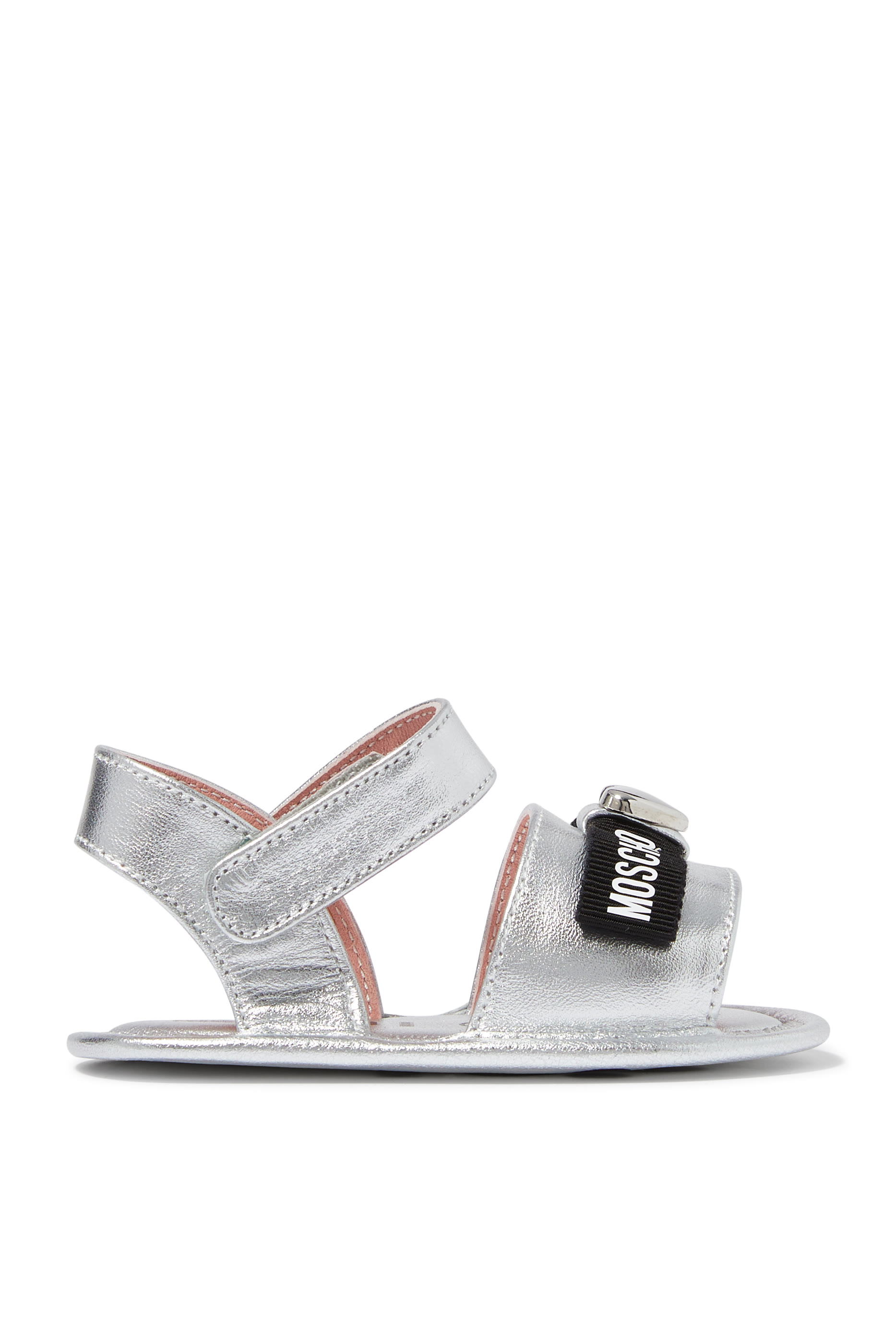 Kids  Logo Leather Sandals