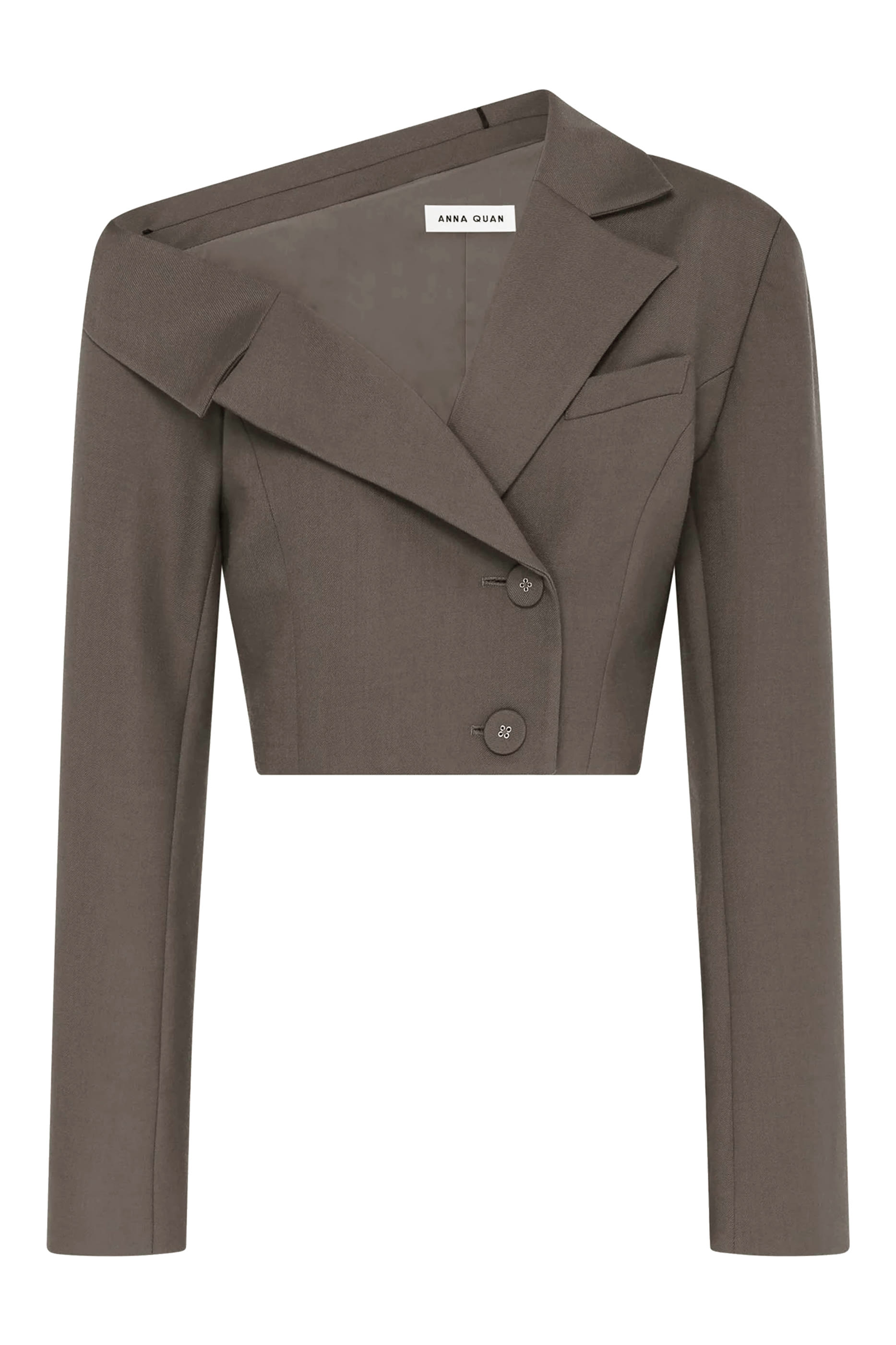 Carter Asymmetrical Blazer Top