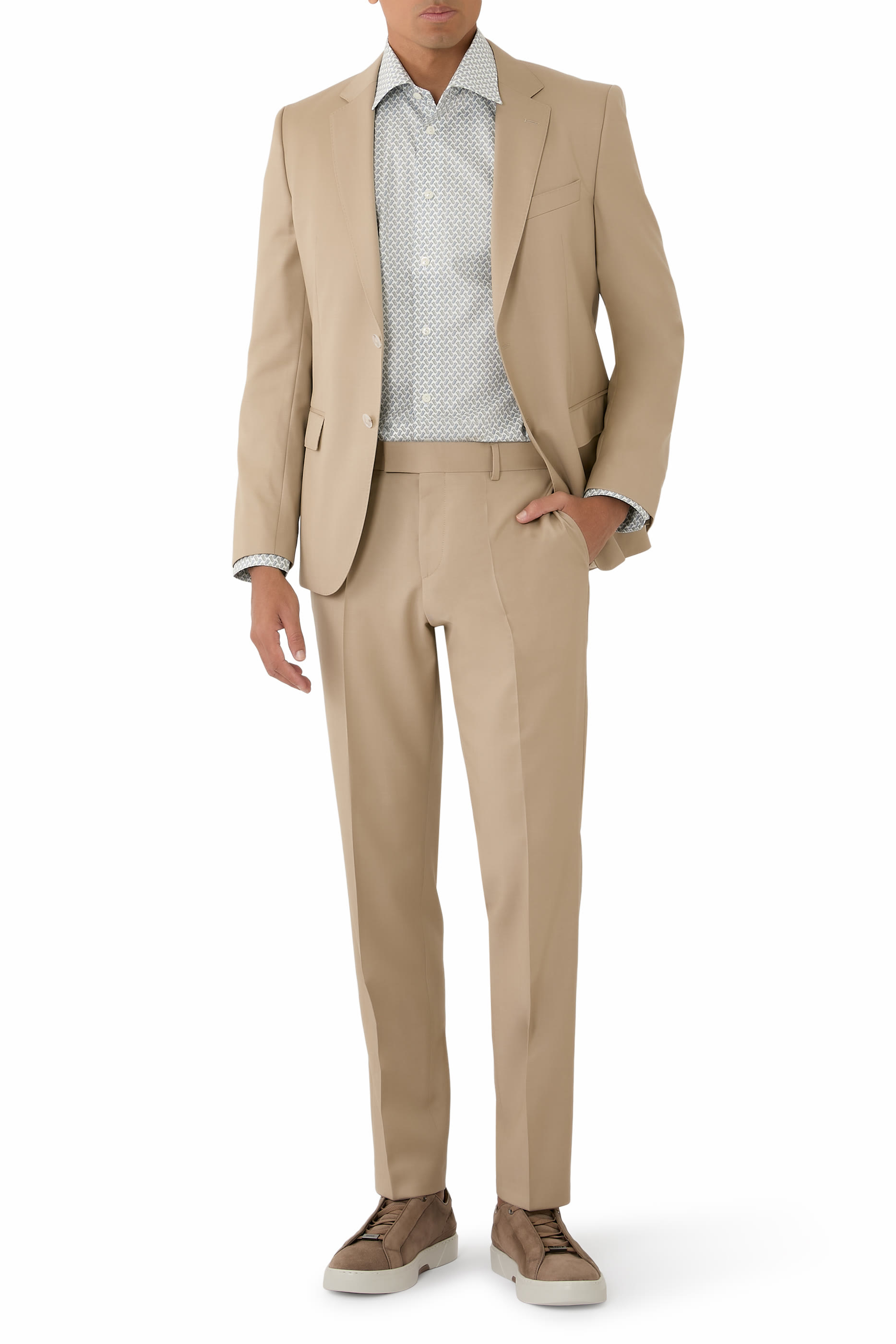 Motif Signature Twill Shirt