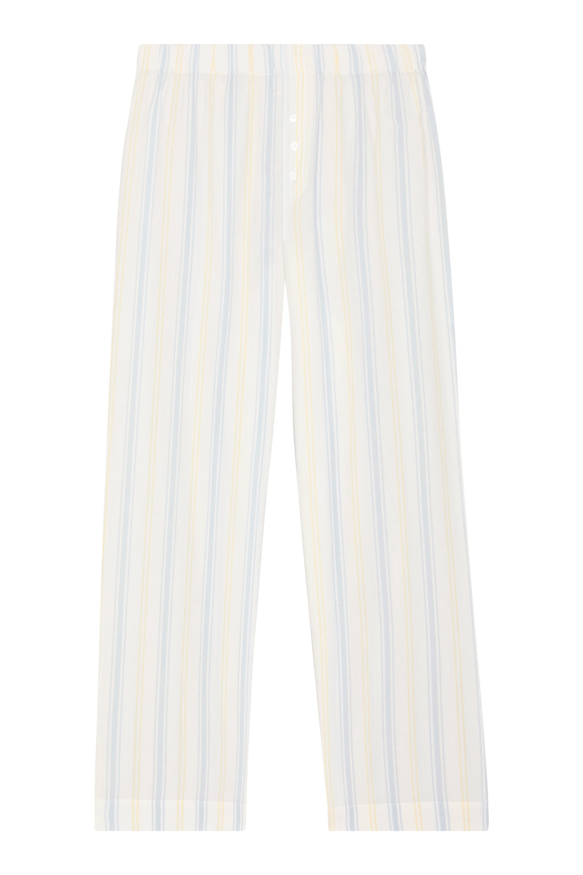  Organic Cotton Stripe Relaxed Pull-On Trousers 