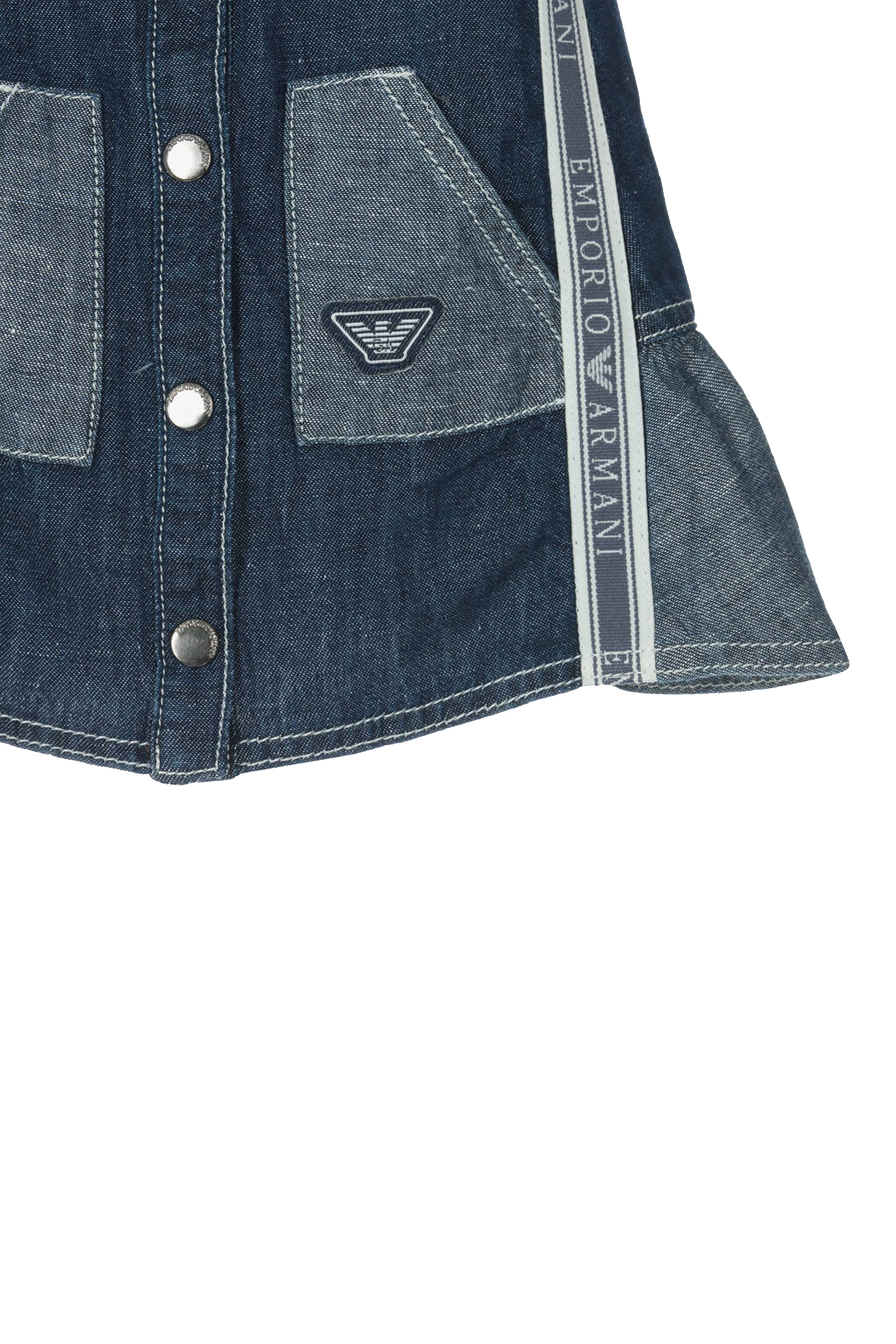 Kids Denim Trim Dress