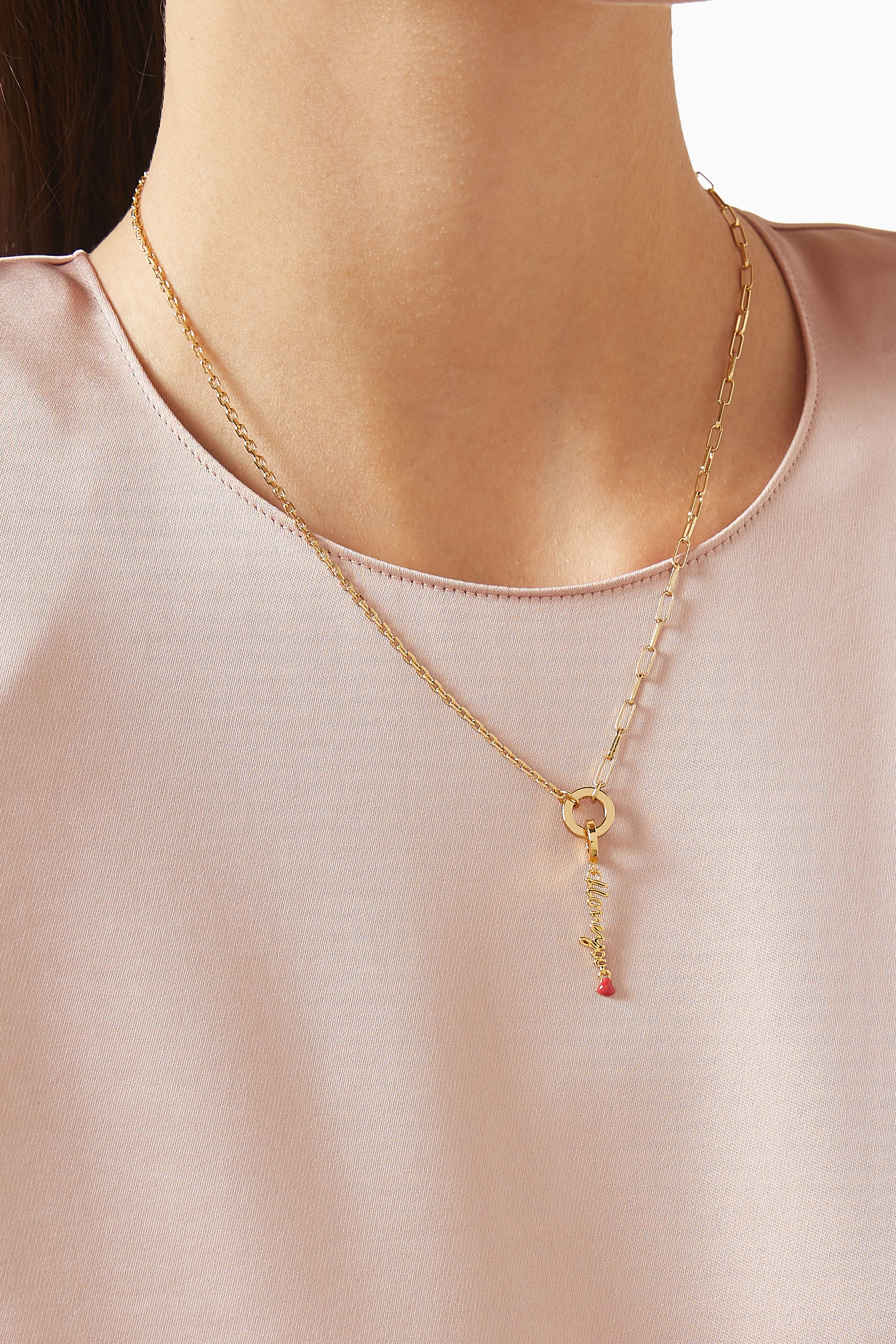 I Love You Charm, Metal & Enamel