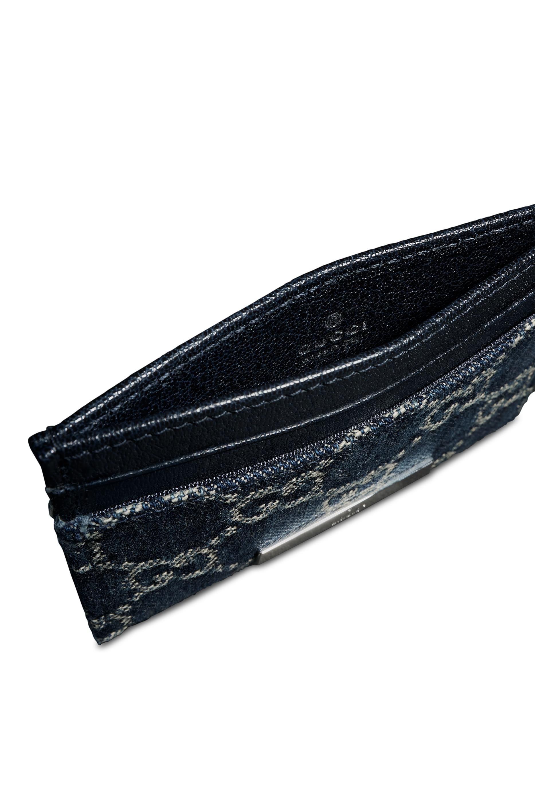 Card Case with Logo Plaque 