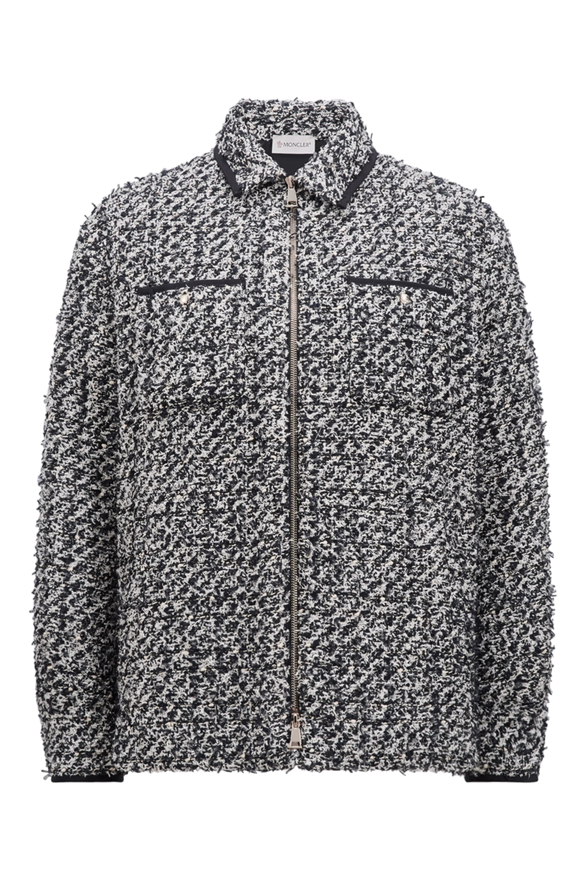 Tweed Down Shirt Jacket