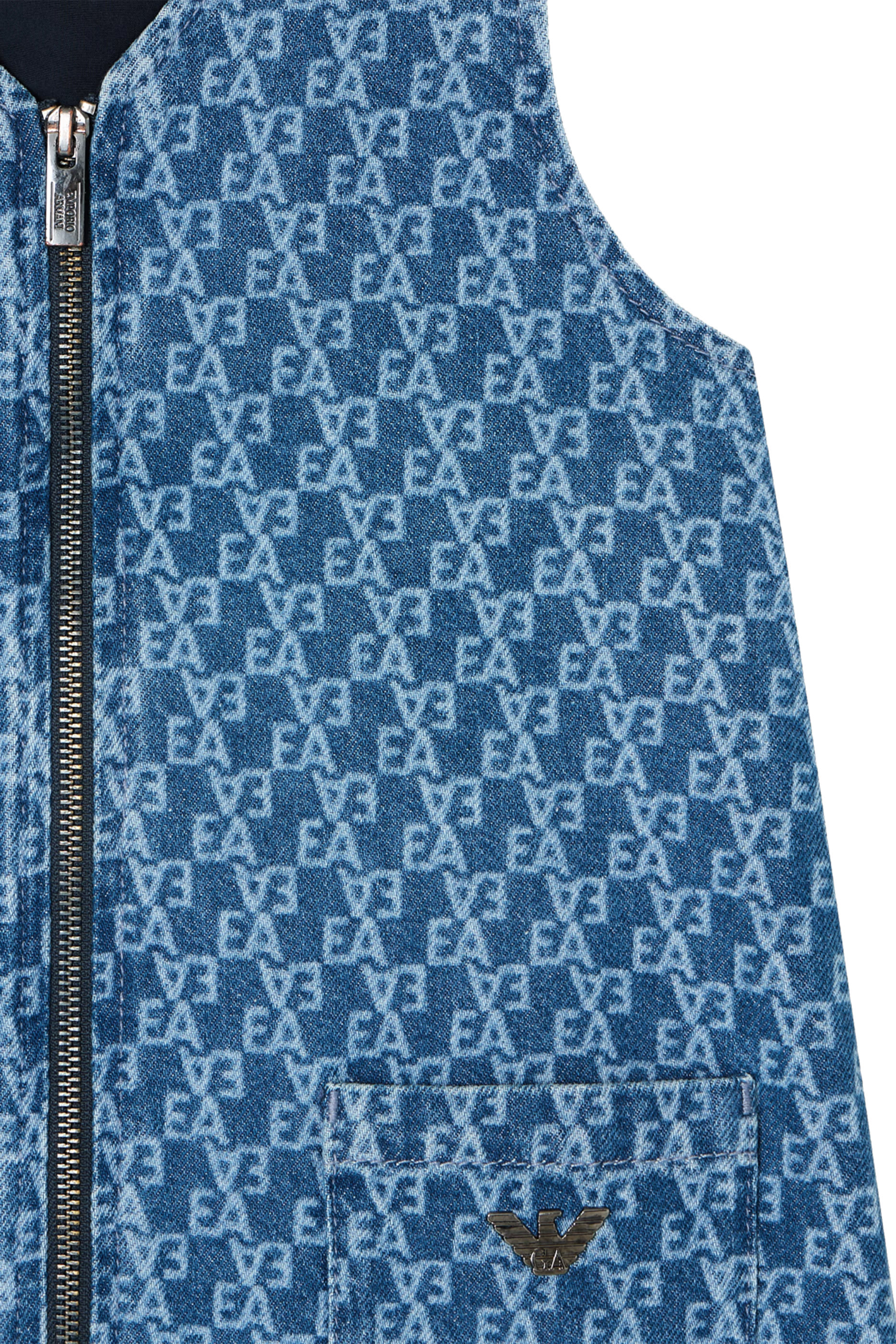 Kids All-Over EA Logo Interlock Jersey Dress