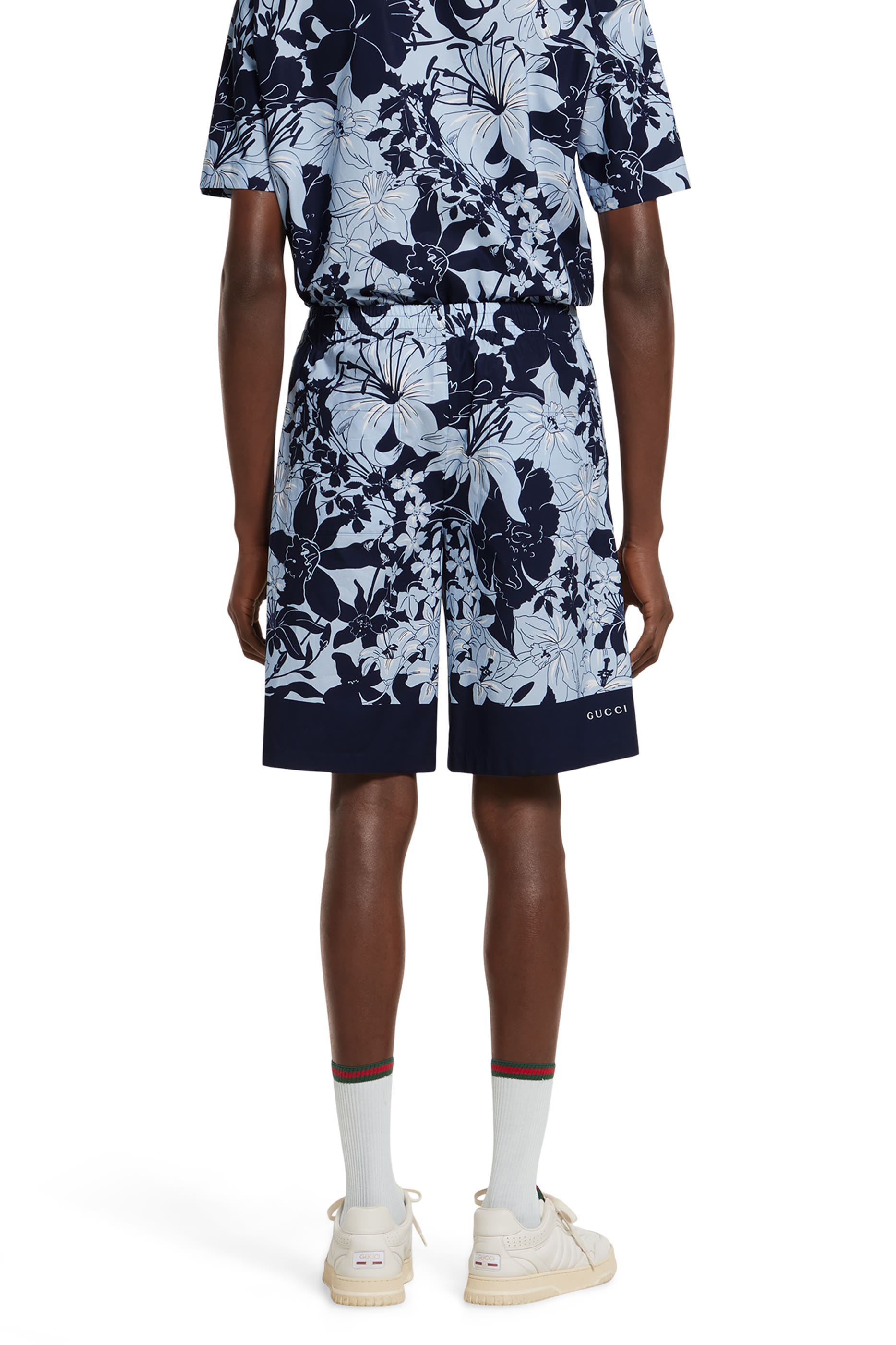 Floral-Print Bermuda Shorts