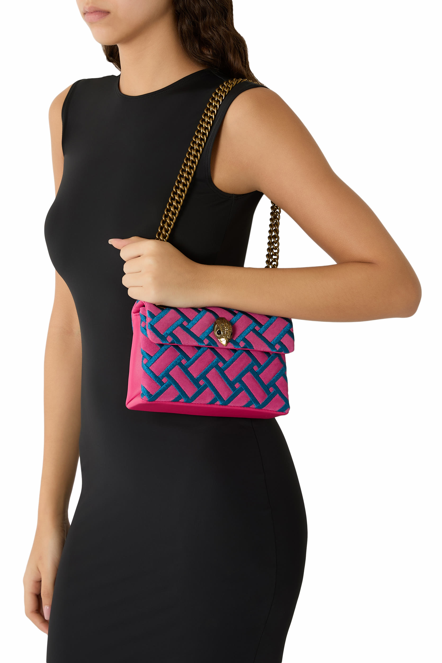 Mini Kensington Suede Shoulder Bag