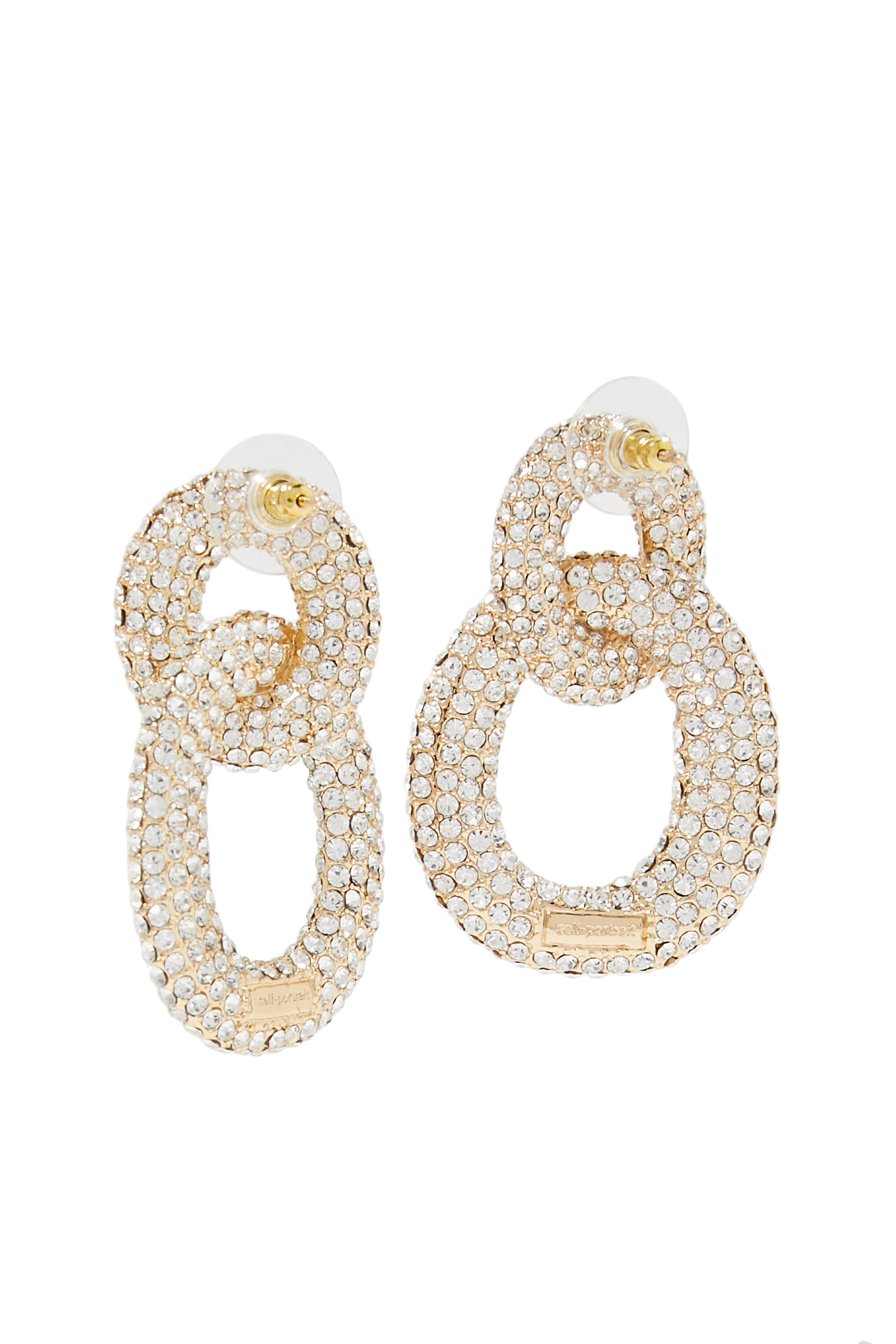 Crystal Link Earrings