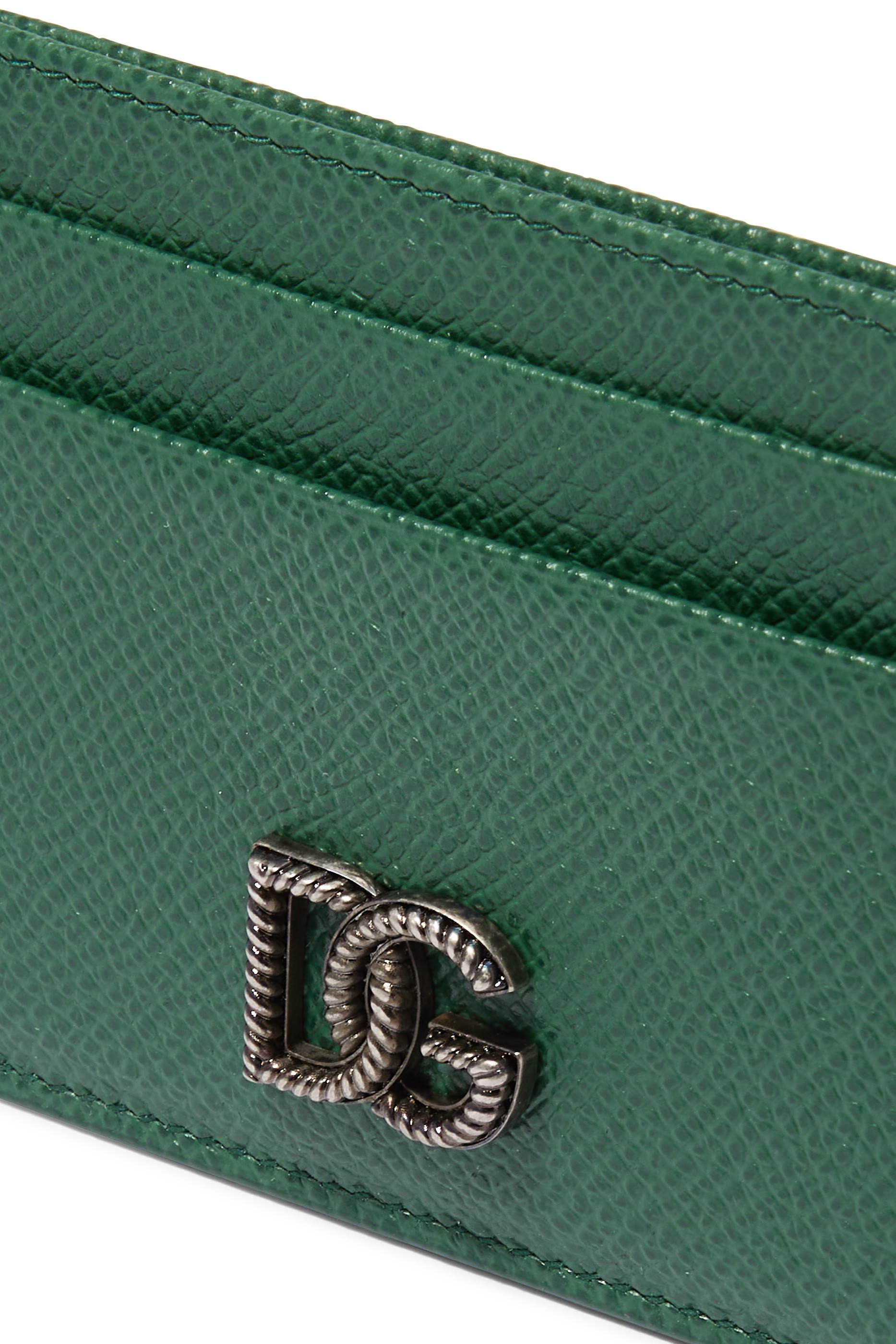 DG Logo Calfskin Card Holder