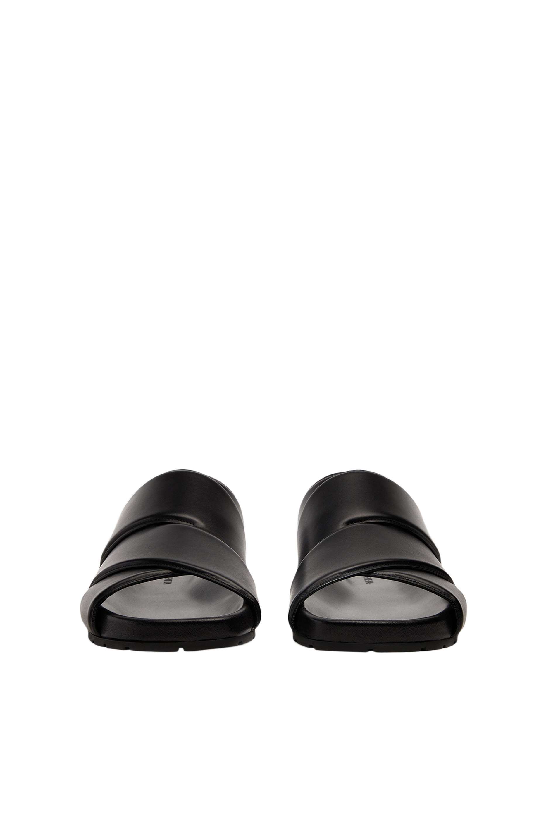 Bridge Leather Mule Sandals