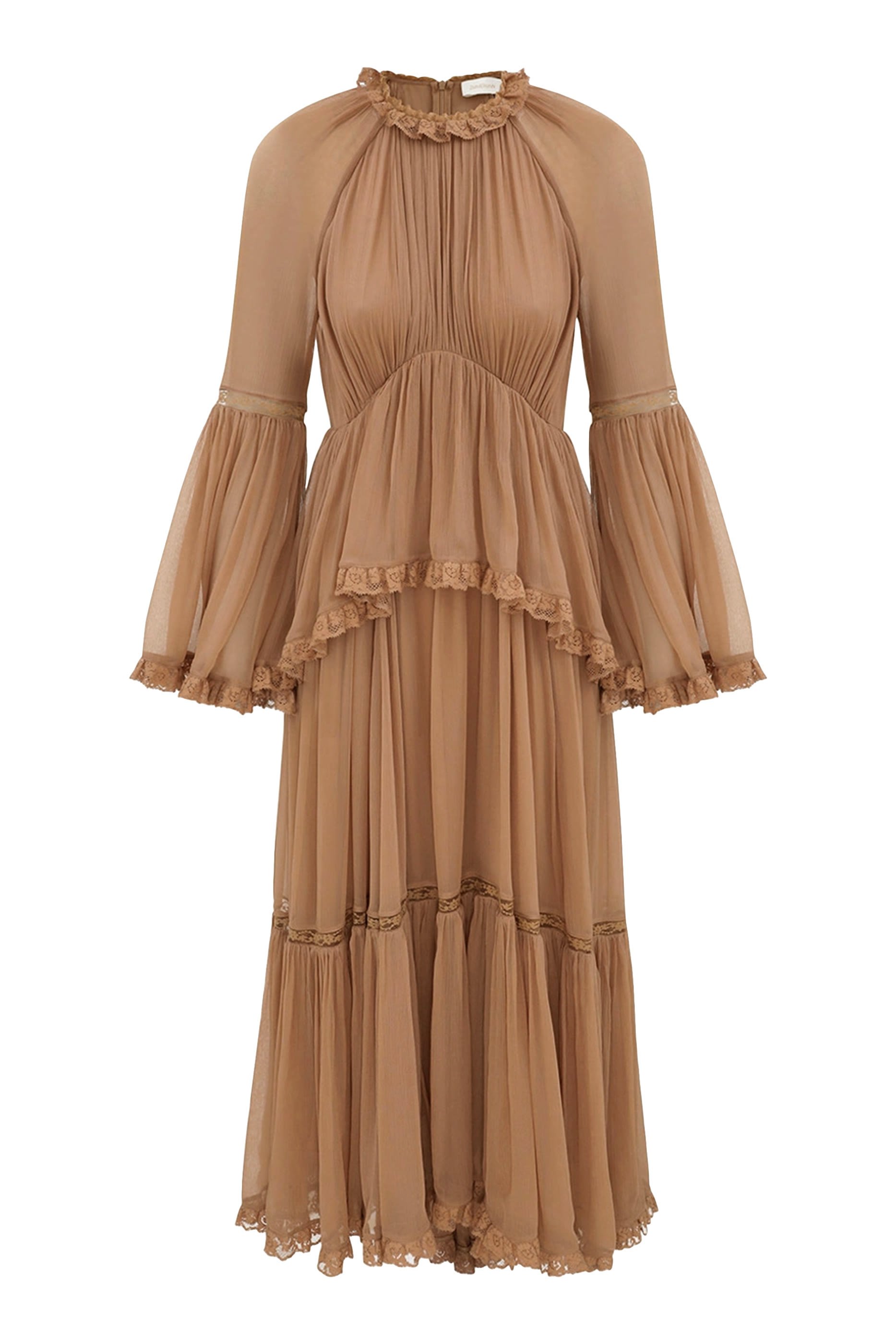 Hypnotic Peplum Flutter Dress