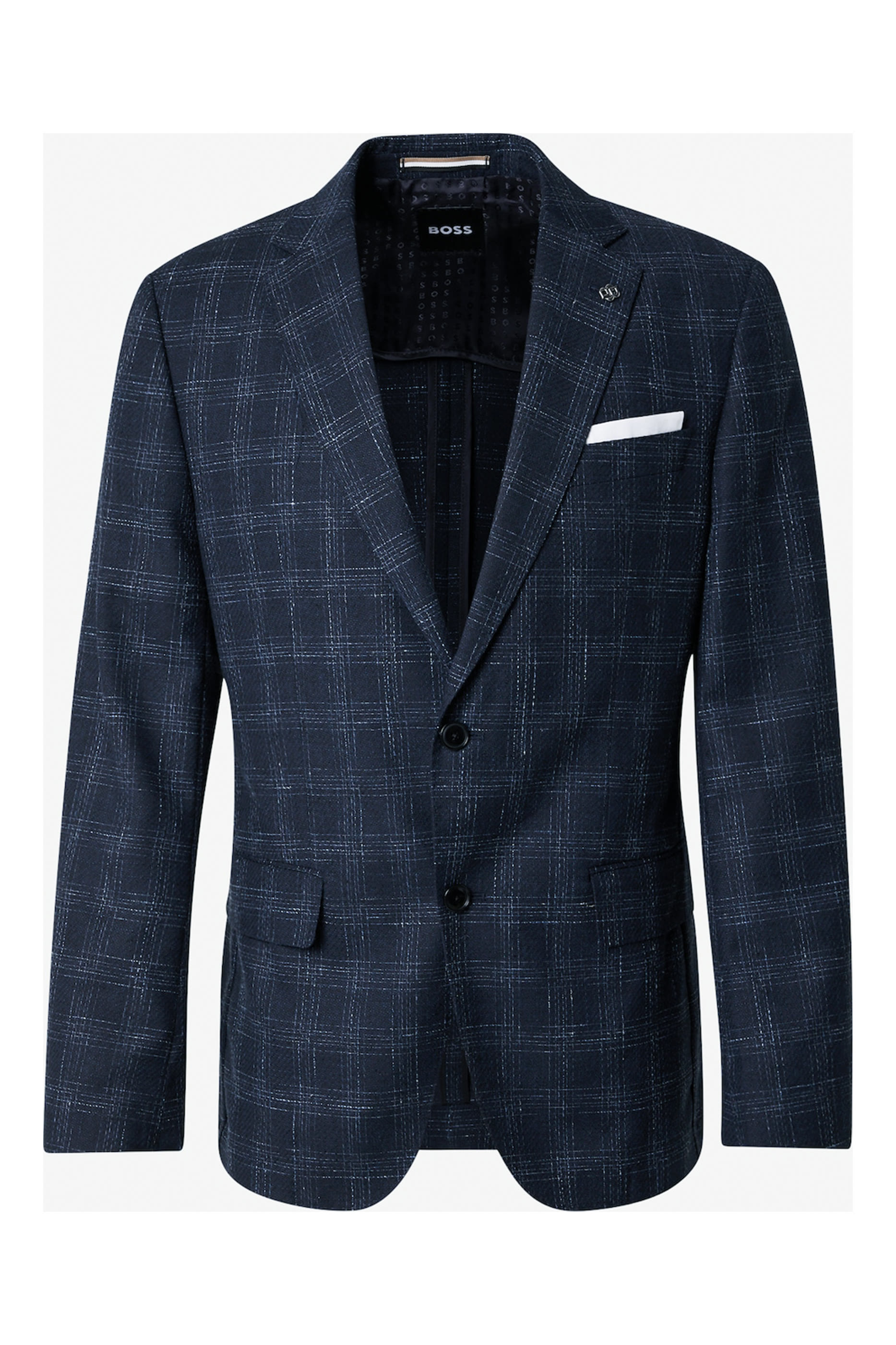 Micro-Patterned Slim-Fit Blazer