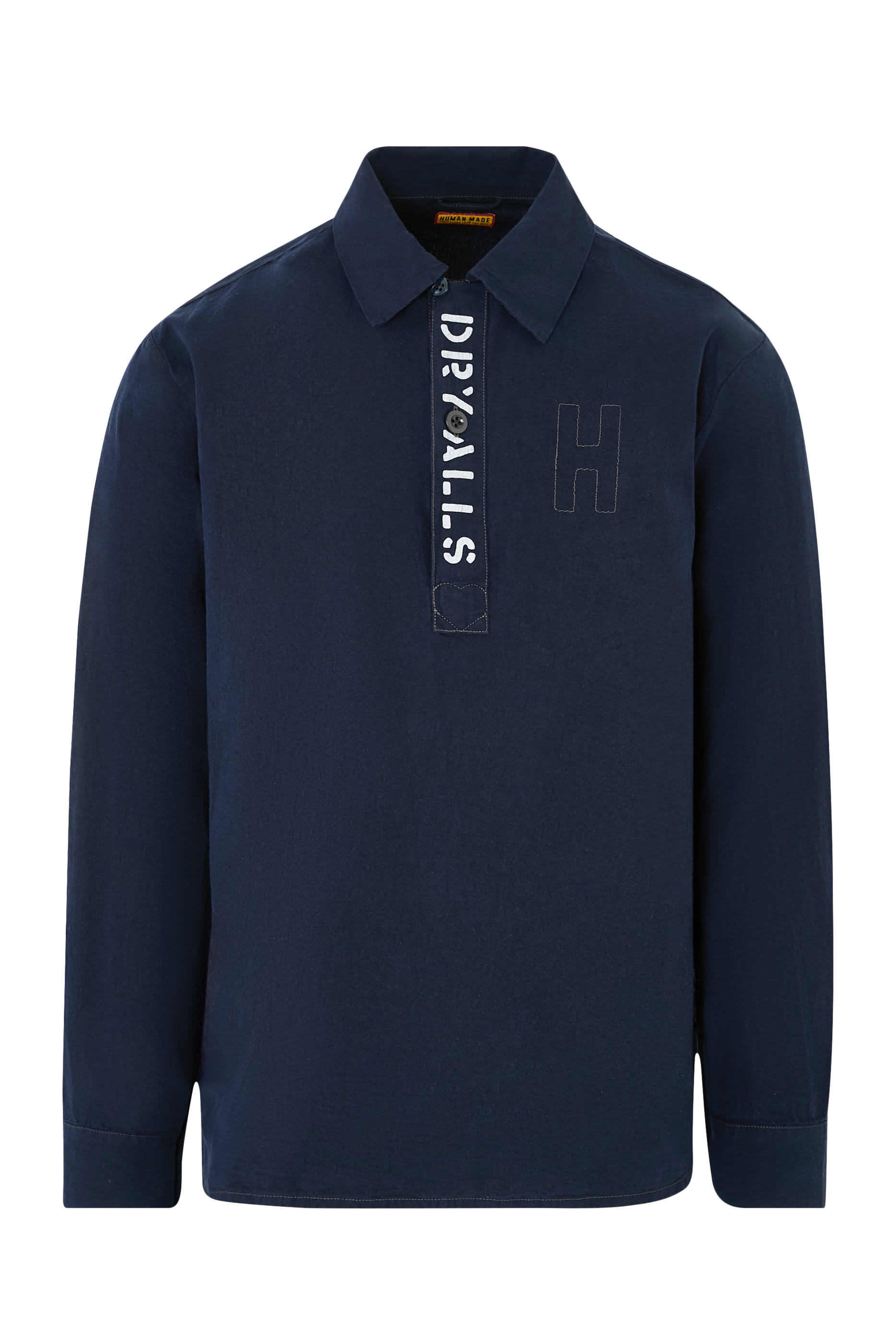 Stencil-Style Graphics Pullover Shirt