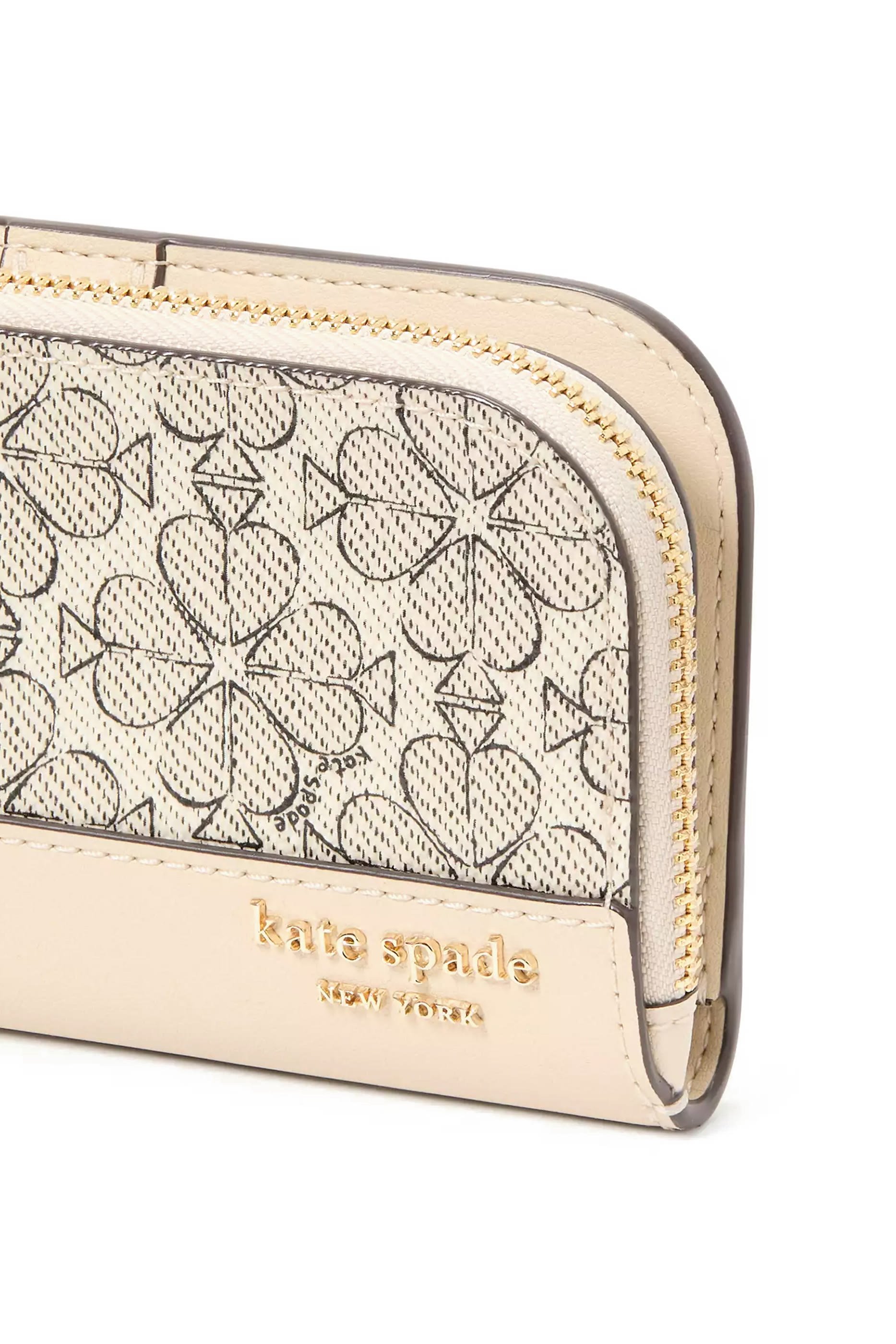 Spade Flower Small Slim Bifold Wallet