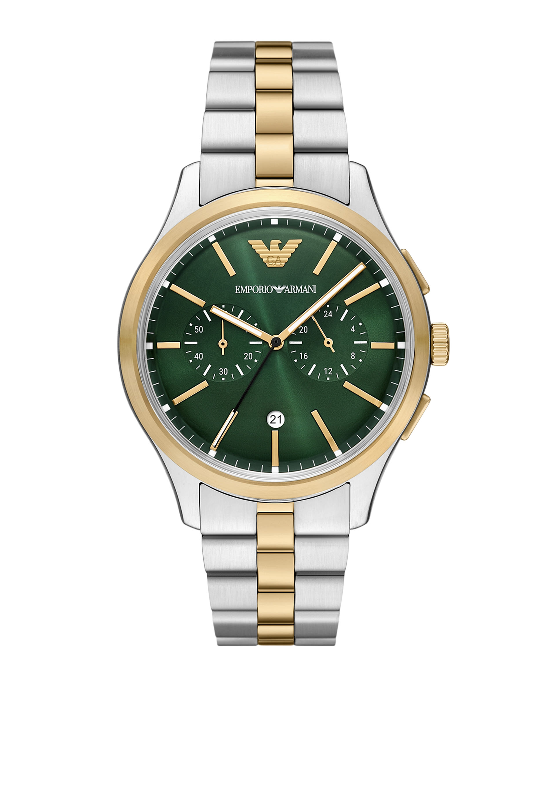 Chronograph Two-Tone Stainless Steel Watch 
