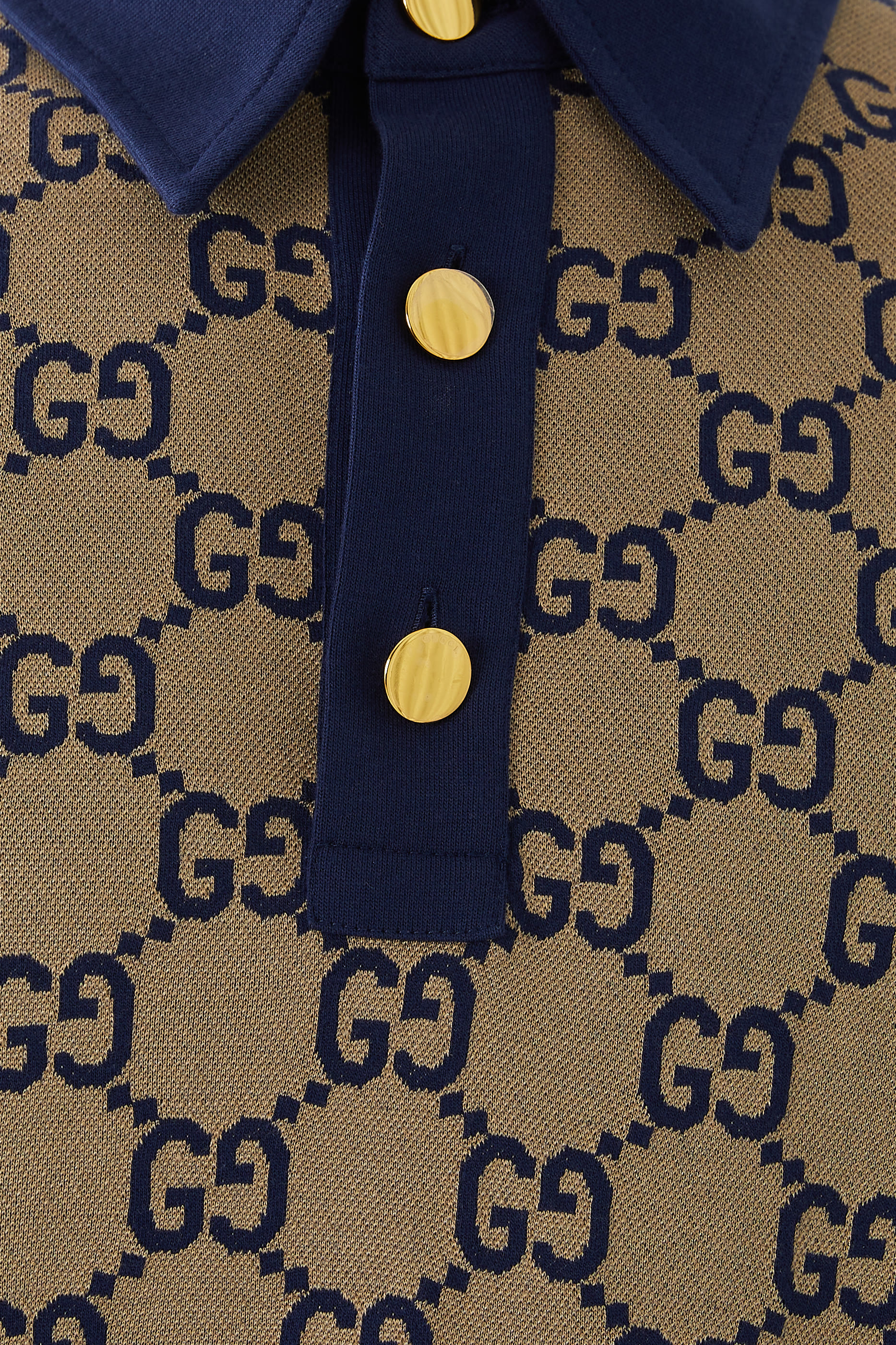 Maxi GG Silk Cotton Polo